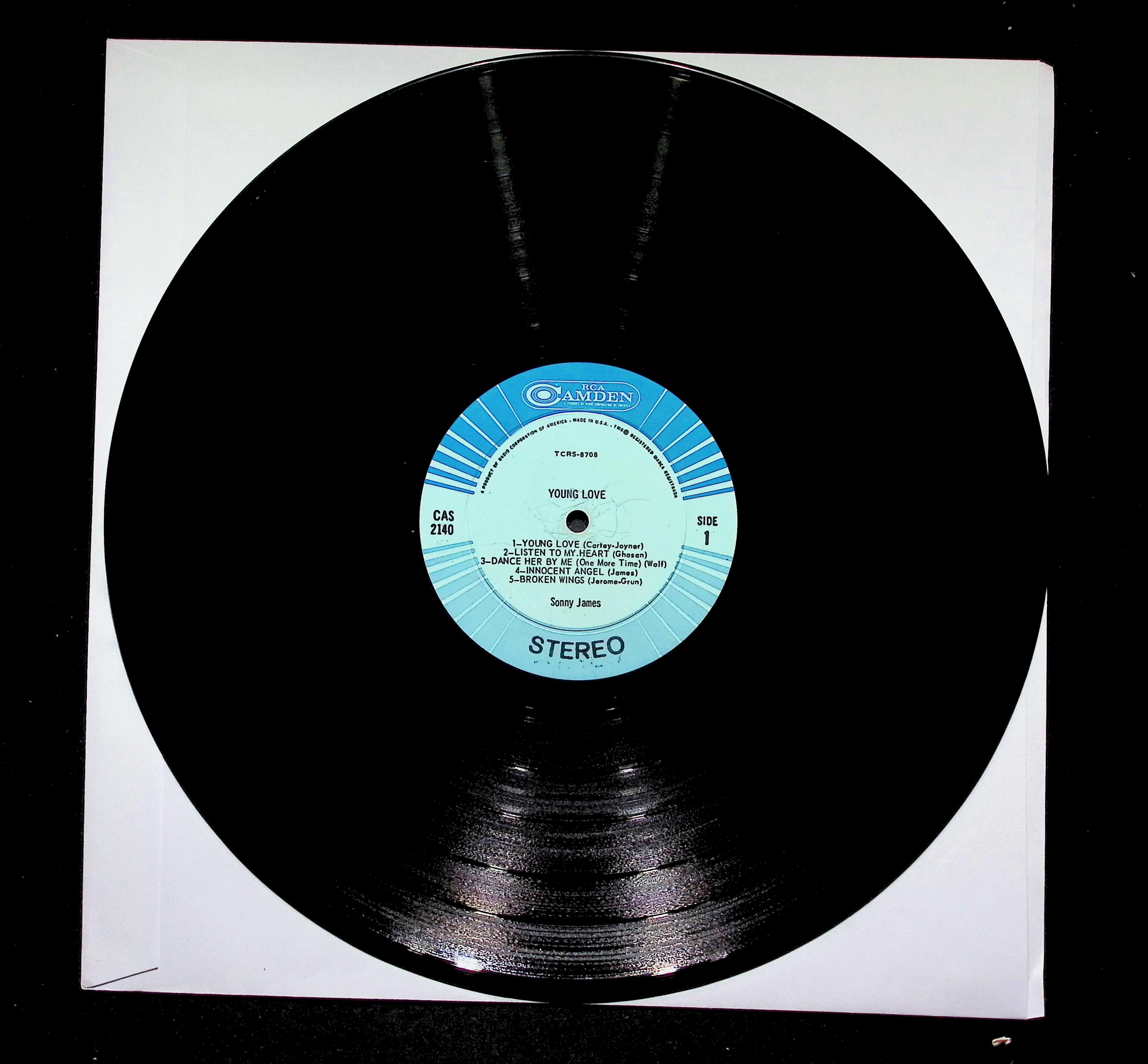 Sonny James Young Love LP 1967 RCA Camden Country — image 4