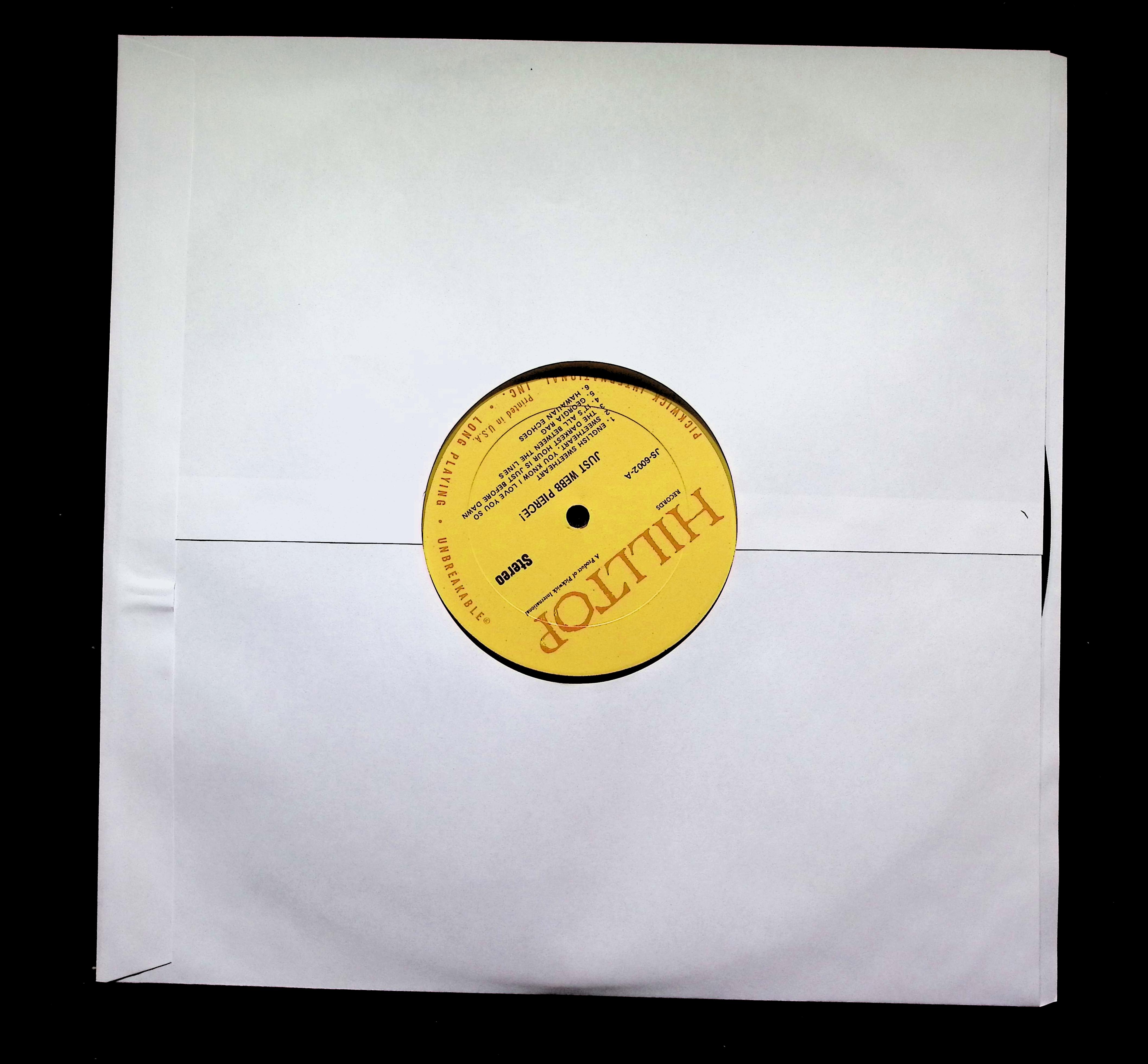 Webb Pierce Just Webb Pierce LP 1965 Stampede Records Country — image 3