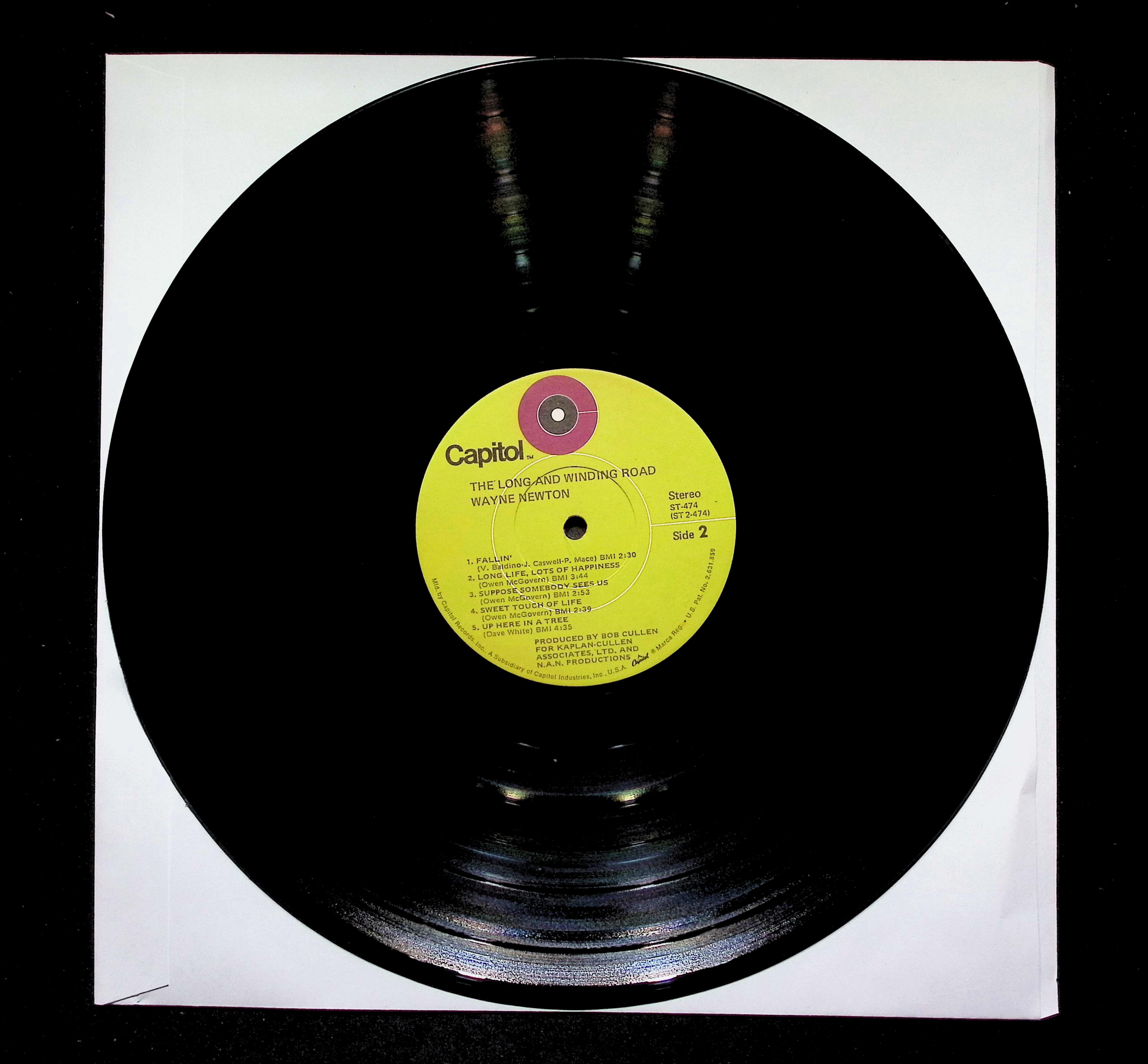 Wayne Newton The Long And Winding Road LP 1970 Capitol Pop — image 4