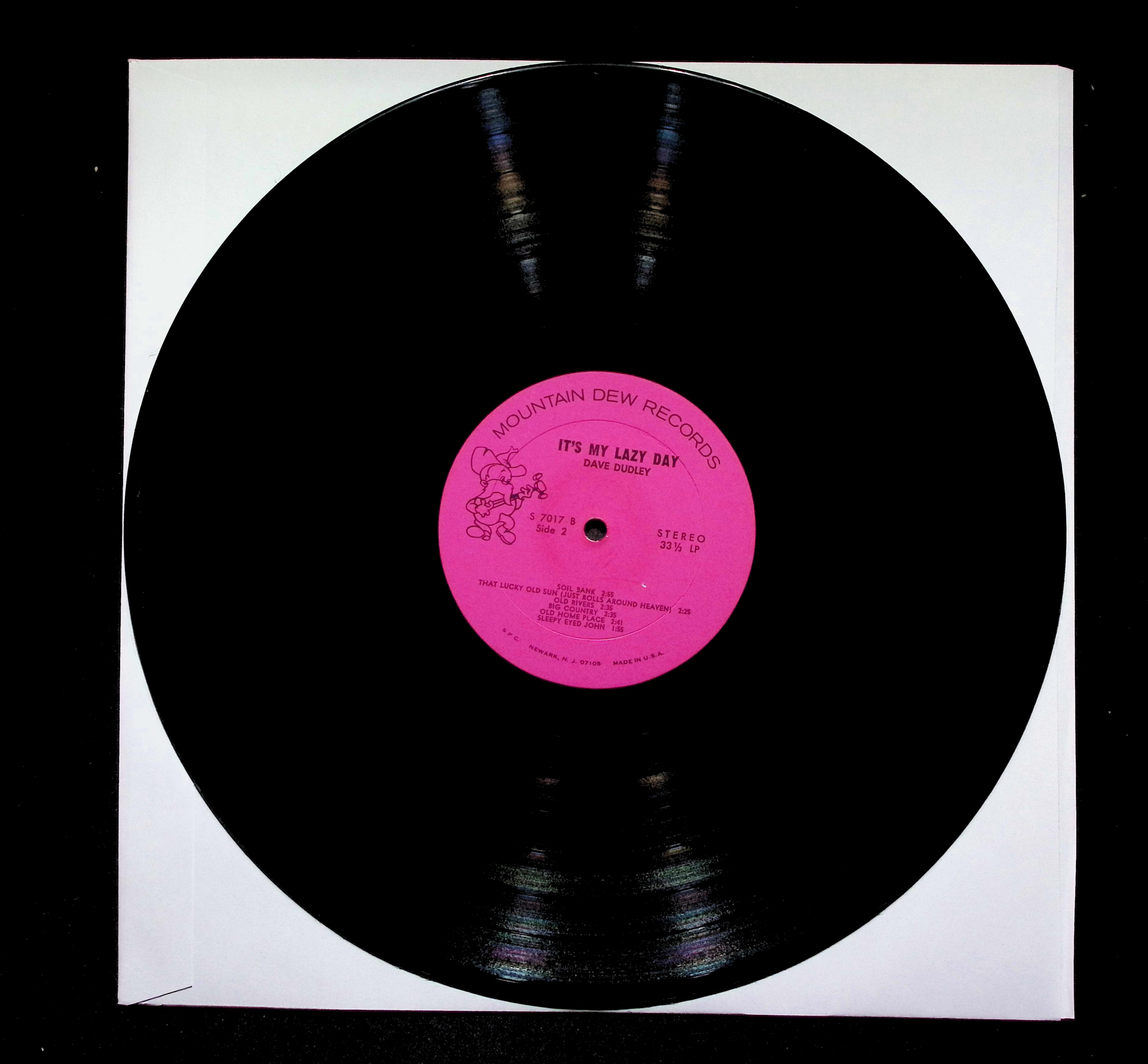 Dave Dudley It's My Lazy Day LP Unknown Mountain Dew Records Country — image 4