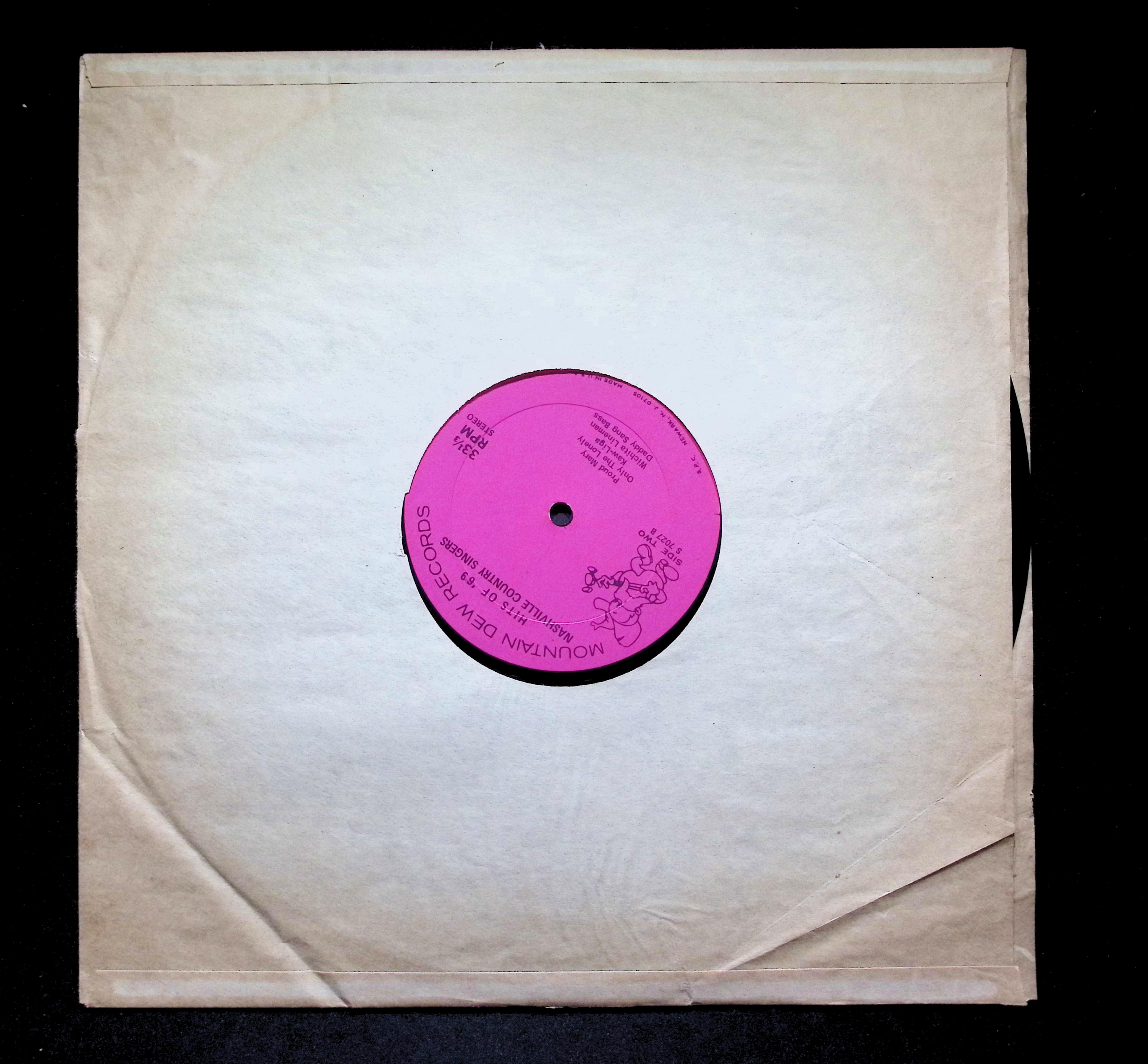 Nashville Country Singers Hits of '69 LP Mountain Dew Records Genre — image 3