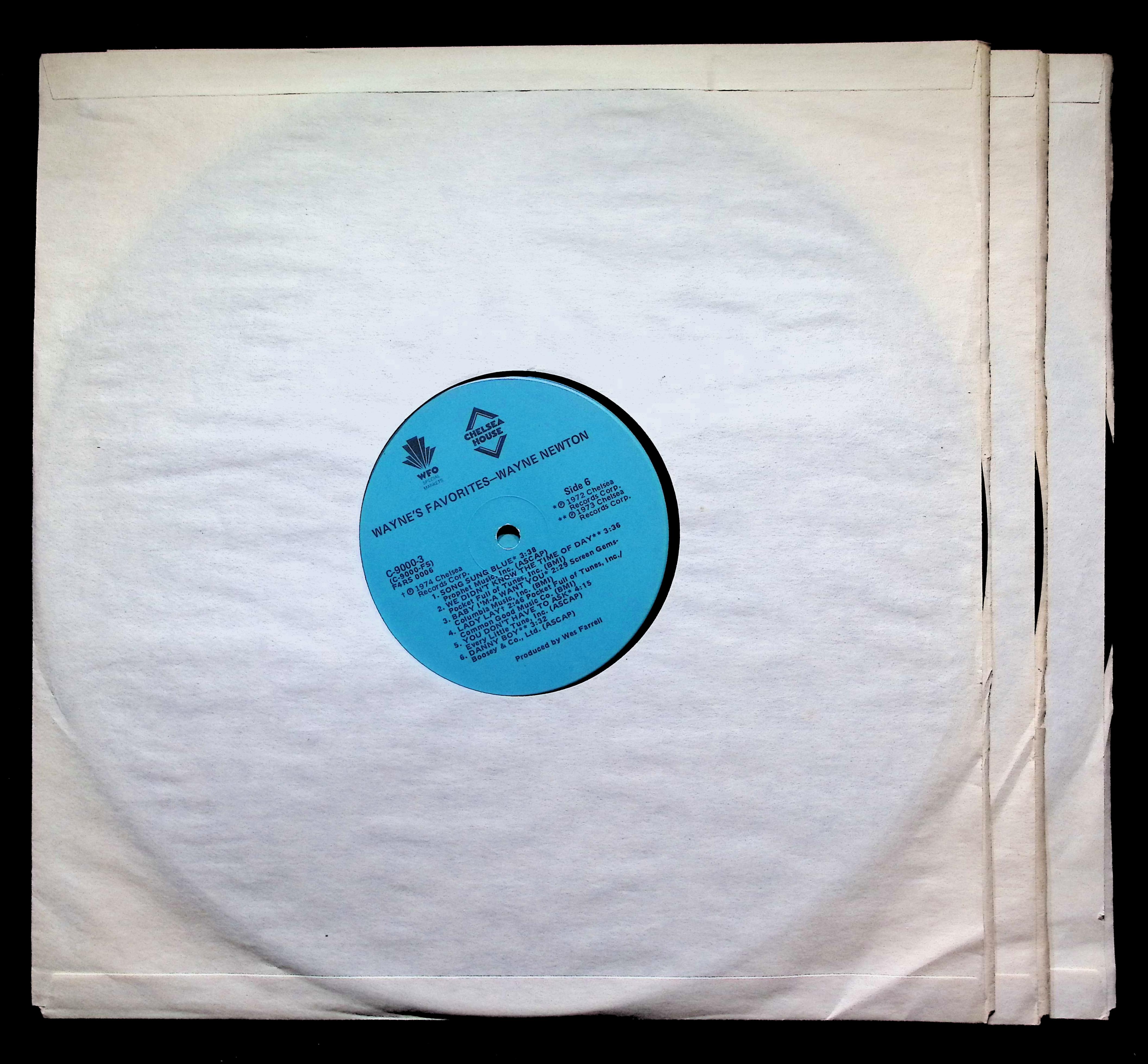 Wayne Newton Golden Greats LP 1972 Chelsea House Pop Vocal — image 3