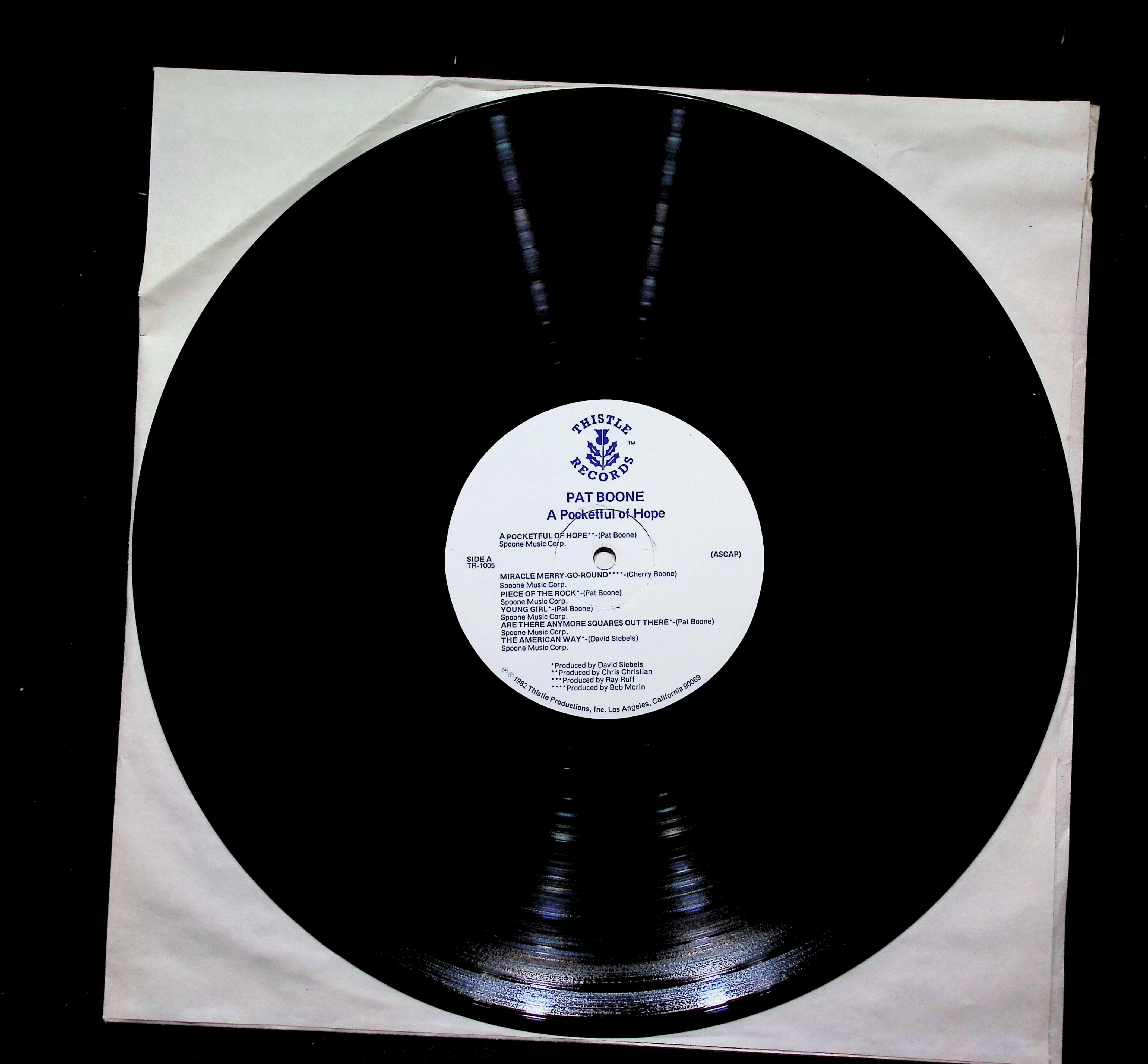 Pat Boone A Pocketful Of Hope LP 1982 Thistle Records Gospel — image 4