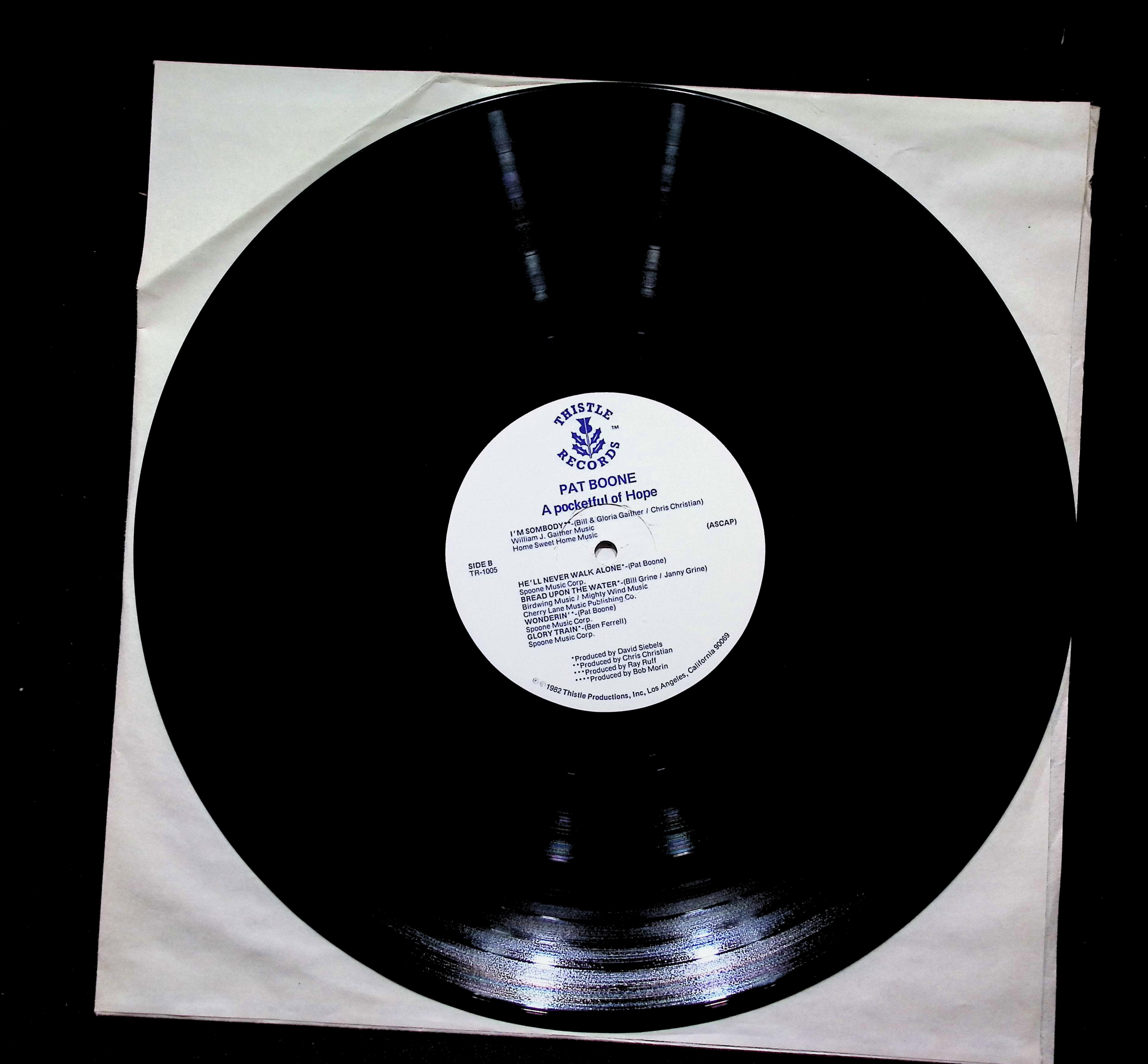 Pat Boone A Pocketful Of Hope LP 1982 Thistle Records Gospel — image 5