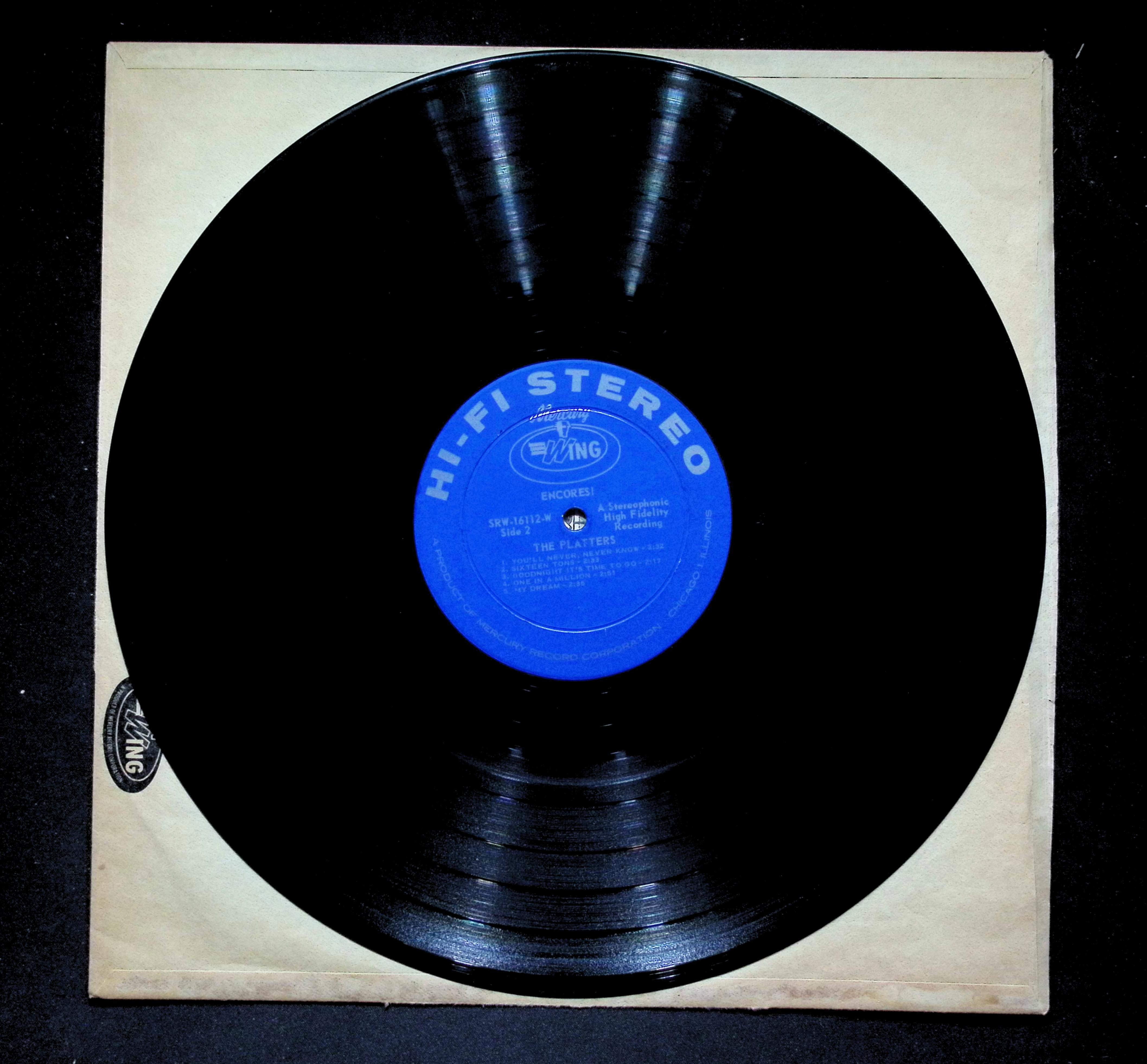 The Platters Encores! LP 1960 Mercury Wing Rock Pop — image 4