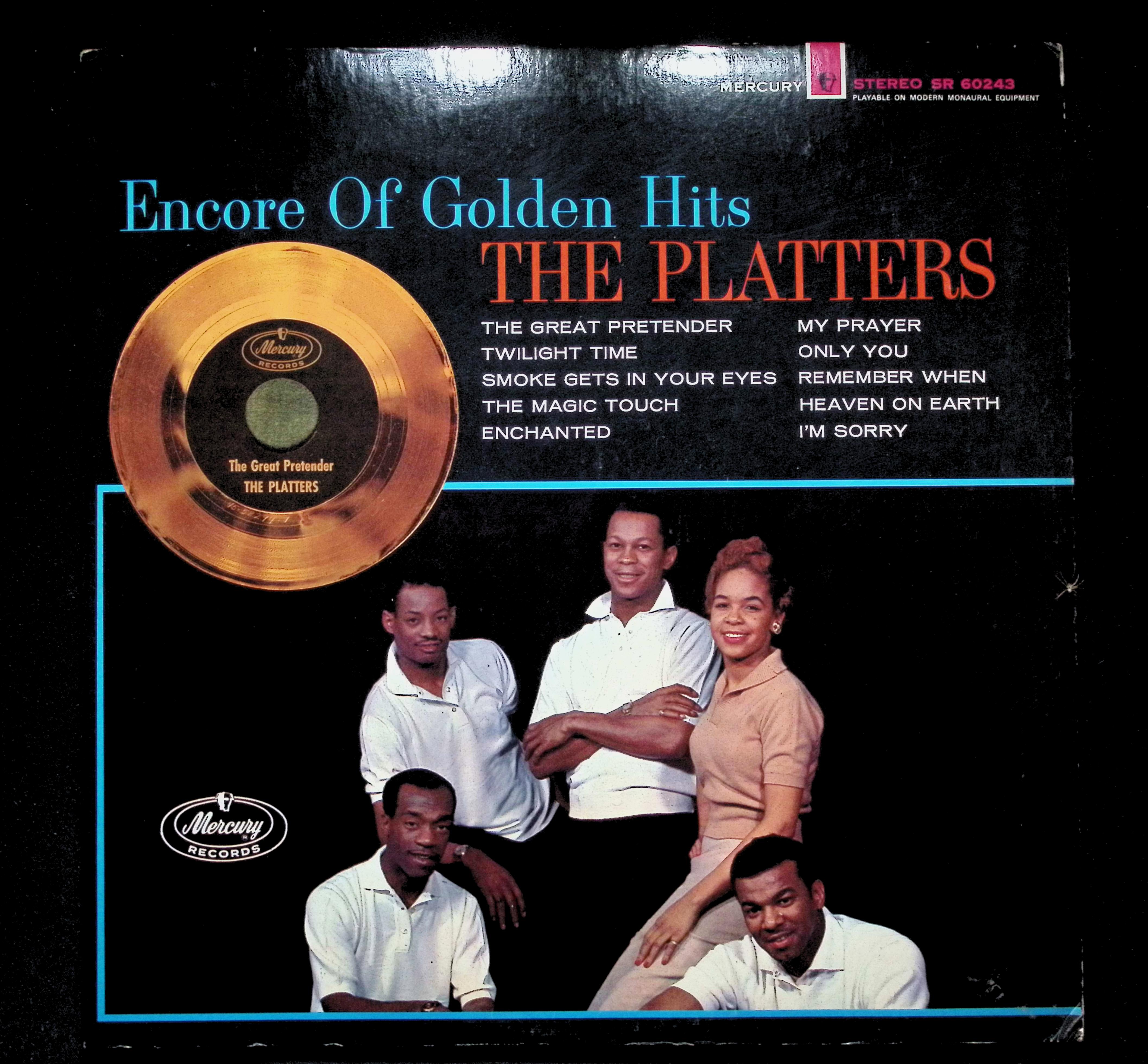 The Platters Encore Of Golden Hits LP 1974 Mercury Pop
