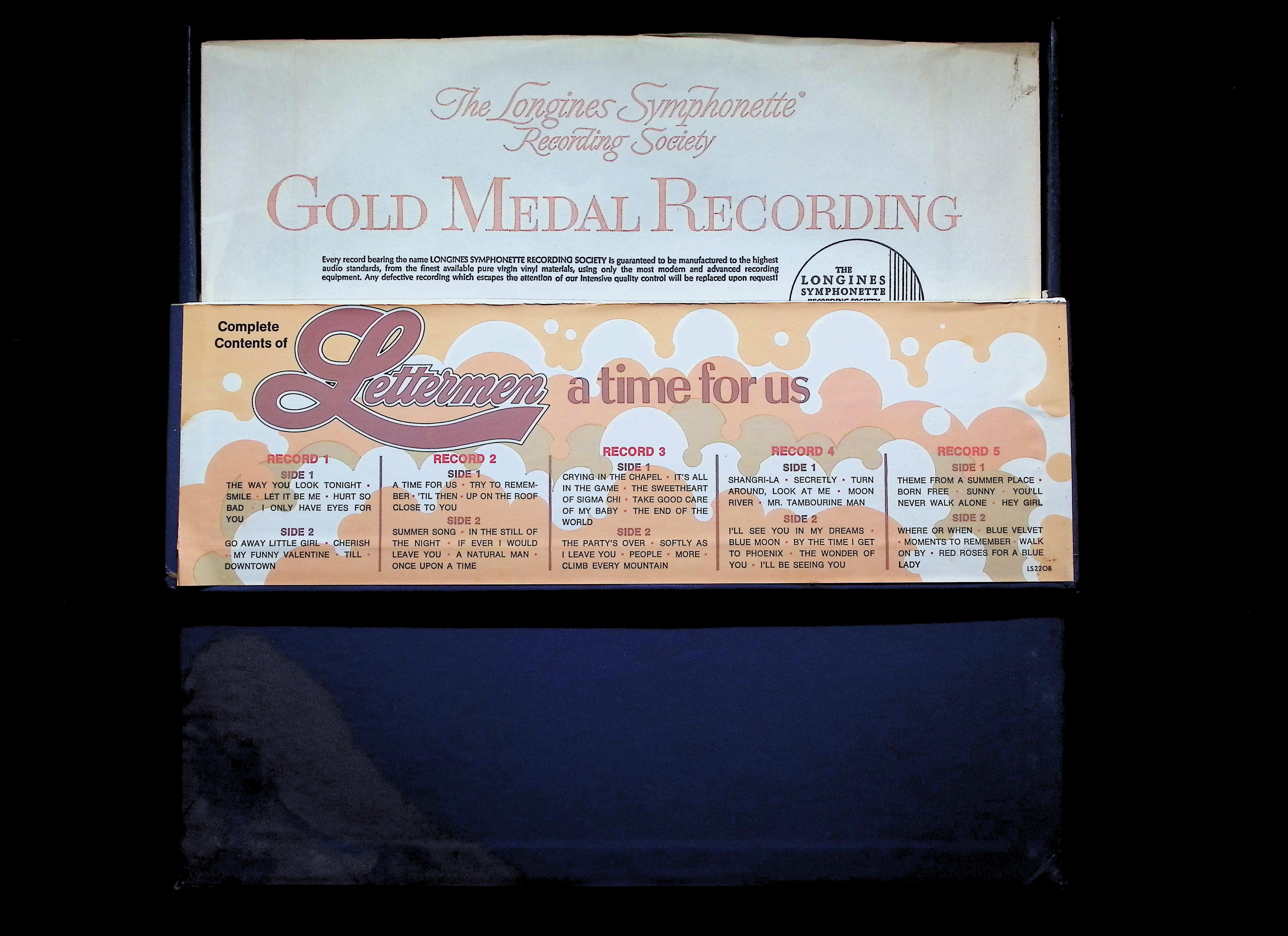 The Lettermen A Time For Us 1972 SYS 5484 Multi-LP Box Set Pop Vocal — image 3