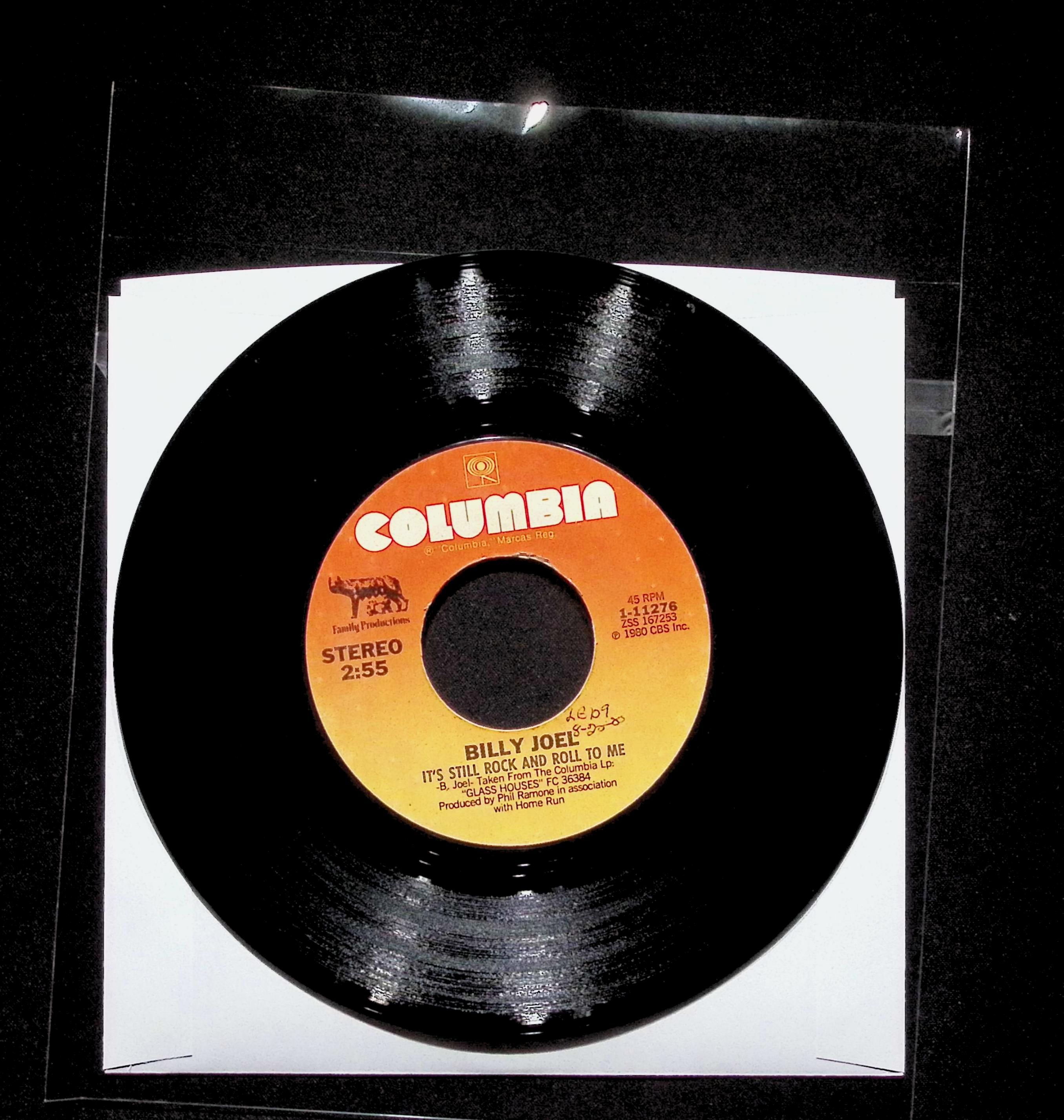 Billy Joel It's Still Rock And Roll To Me 7" 45 RPM Single — image 3