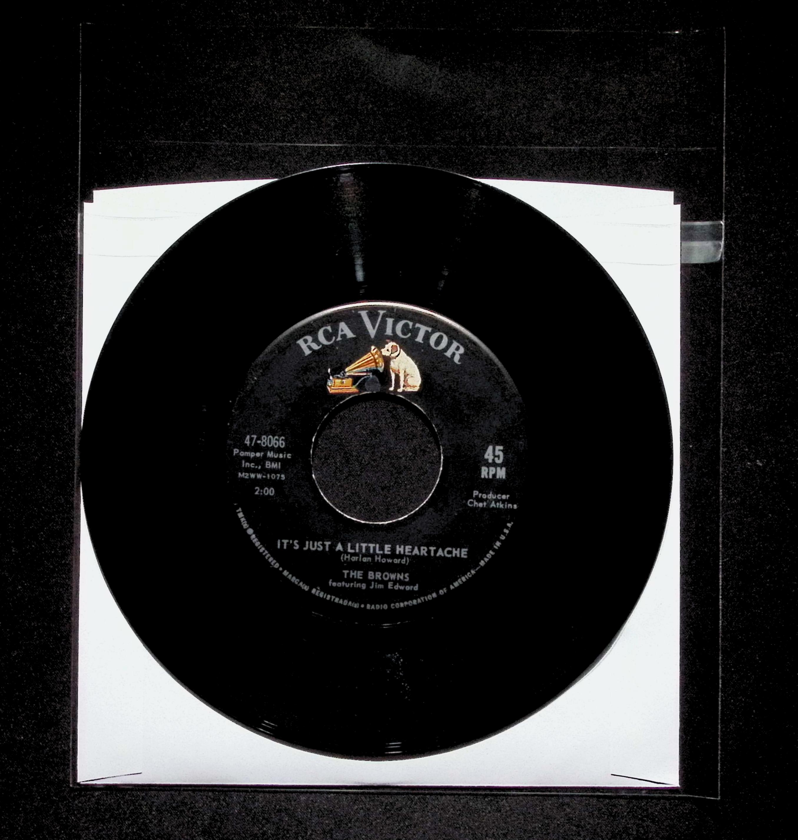 Harlan- Howard-It's Just A Little Heartache 7" 45 RPM Single — image 2