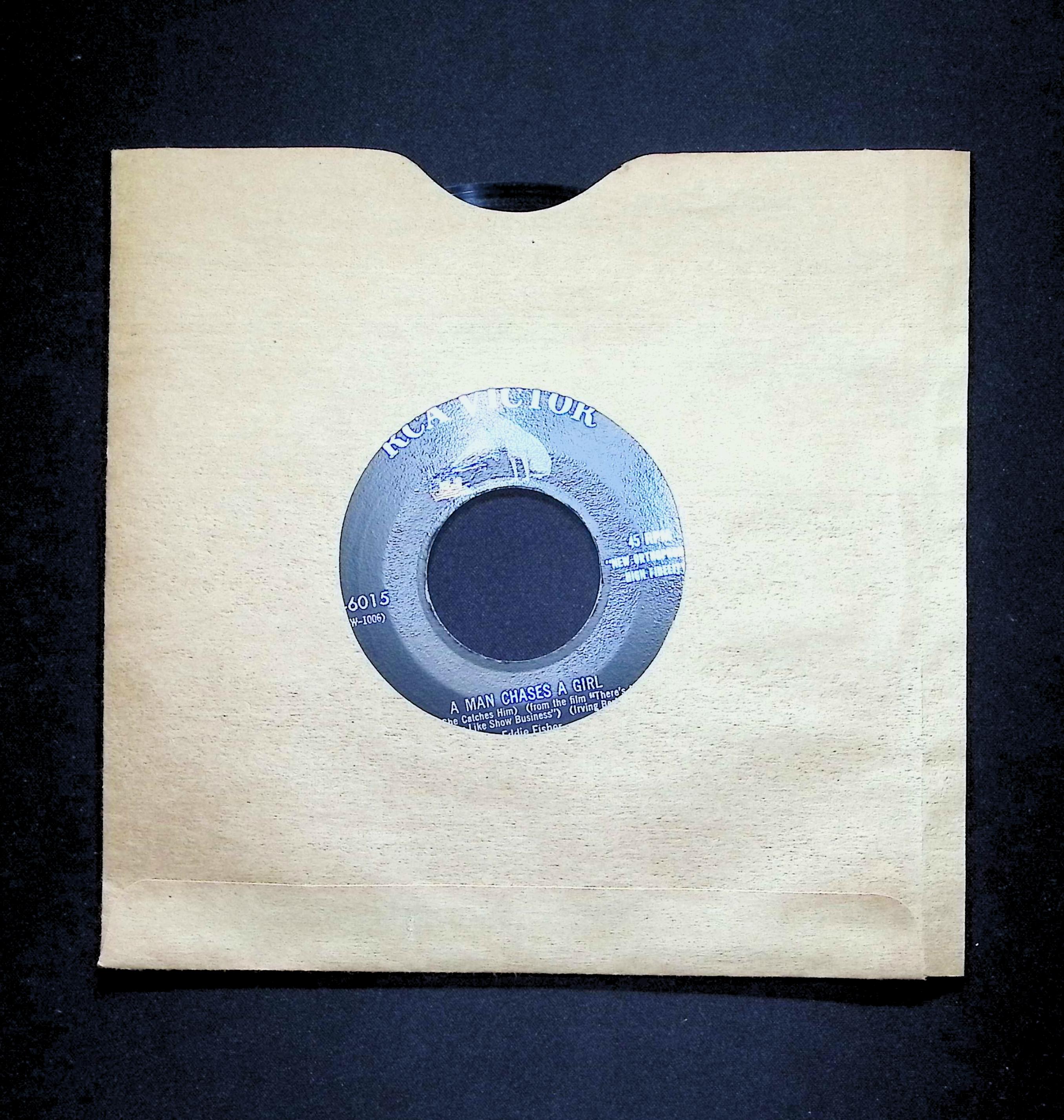 Eddie Fisher A Man Chases A Girl 7" 45 RPM Single US
