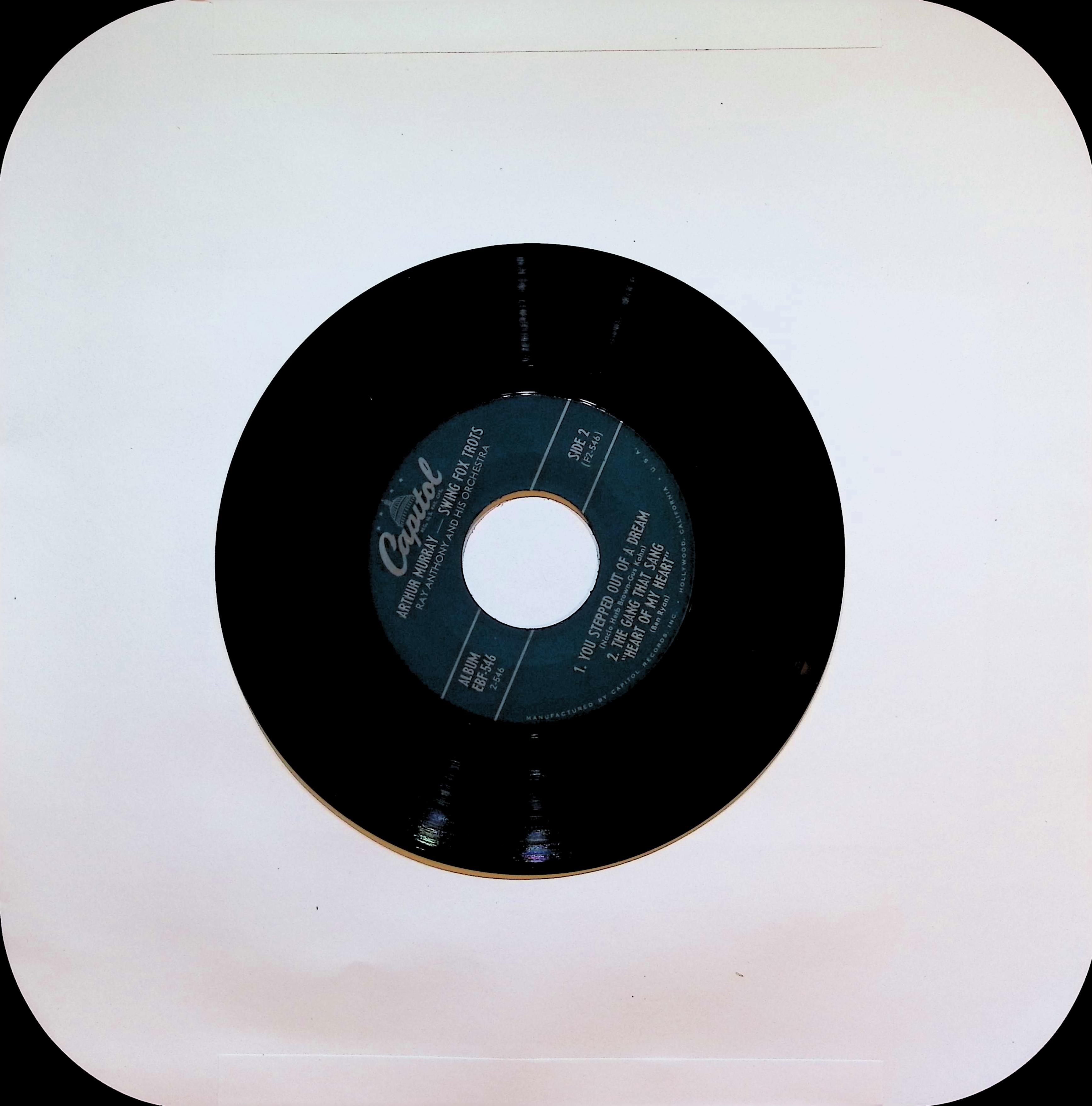 Ray Anthony - Arthur Murray Swing Fox Trots 45 RPM US 1954 — image 5