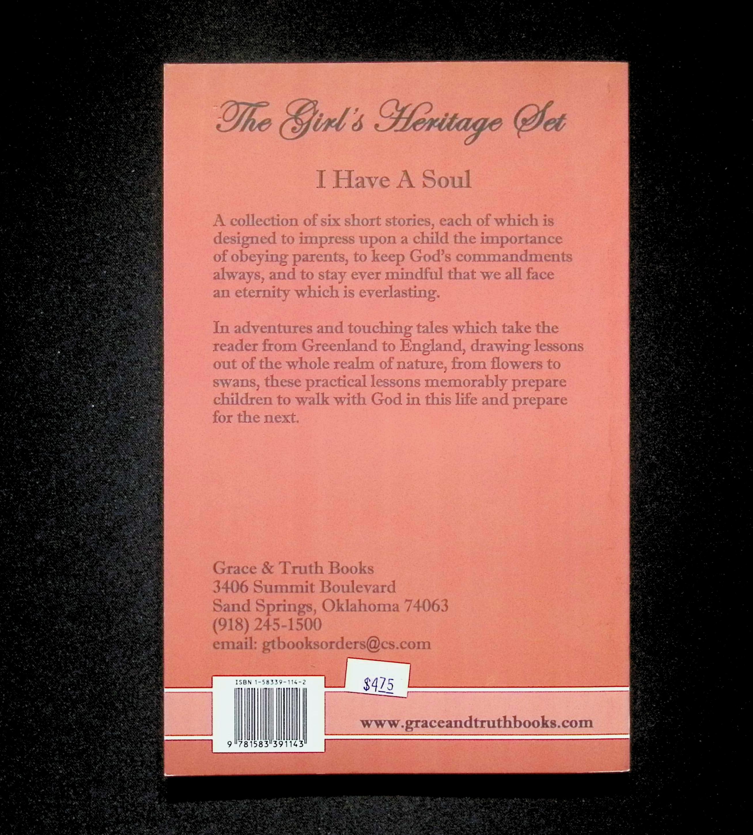 I Have a Soul - Bible Study Homeschool Religion Character — image 2