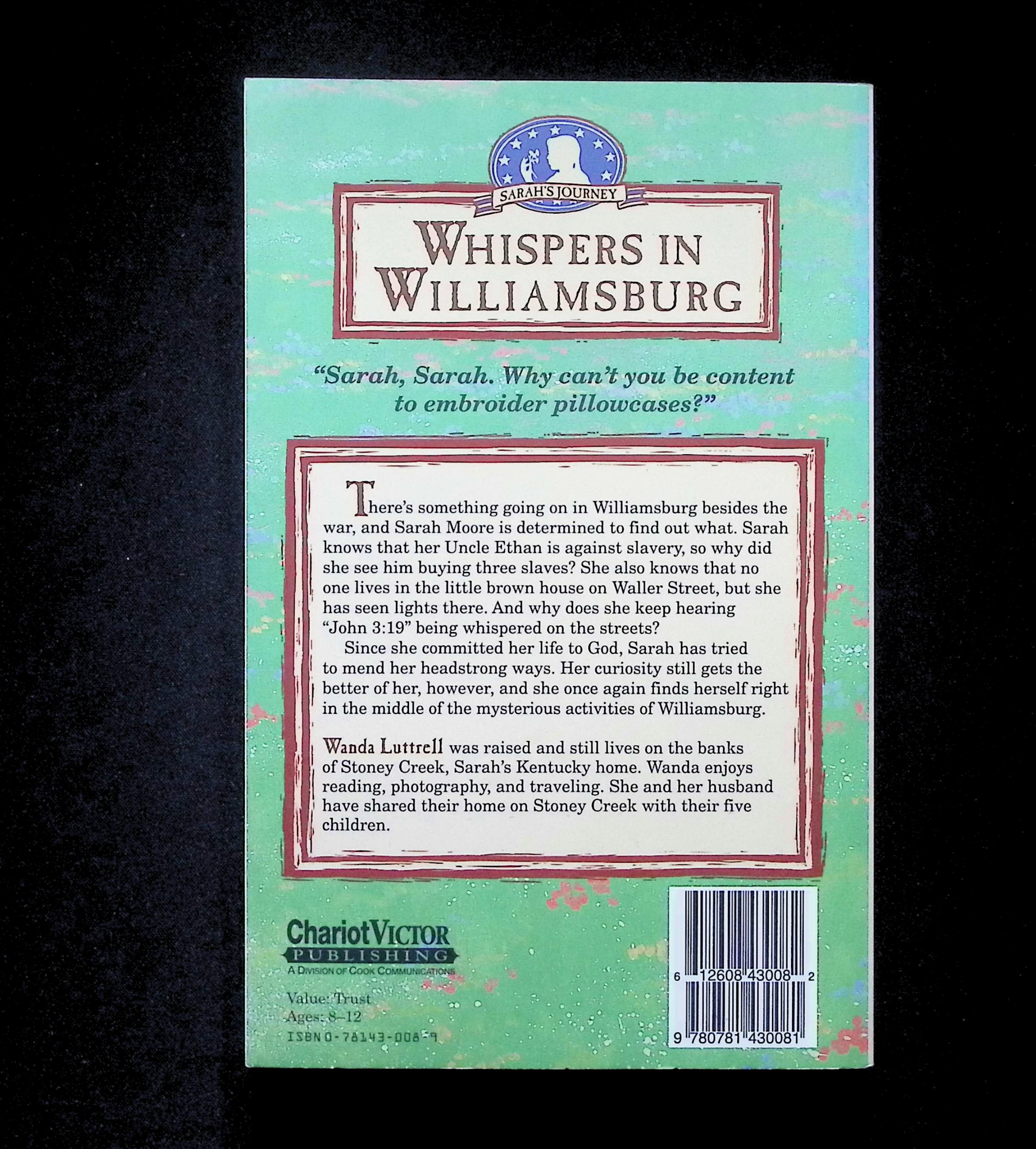 Whispers in Williamsburg - Living History Book Homeschool Unit Study — image 2