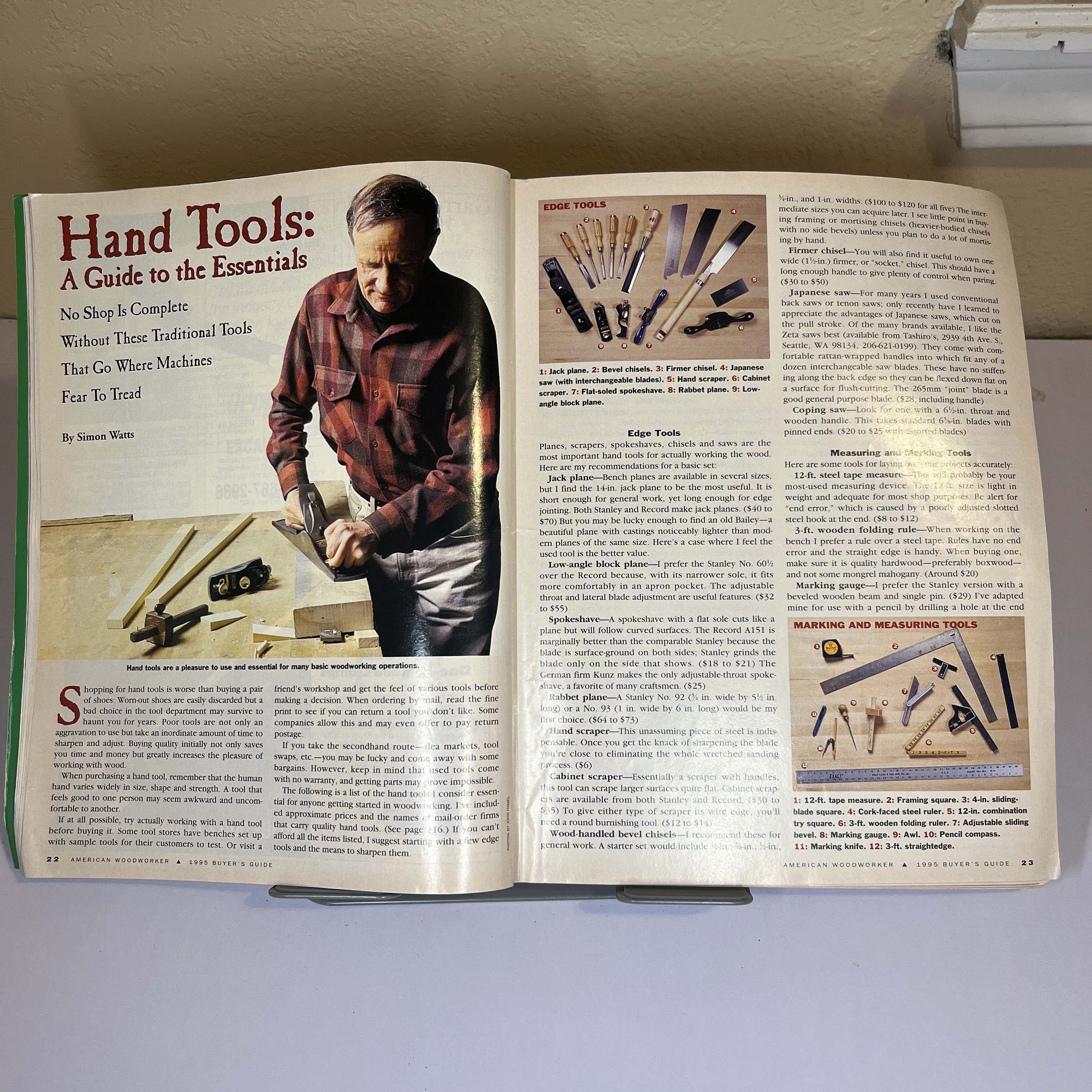American Woodworker 1995 Tool Buyer's Guide Norm Abram — image 3