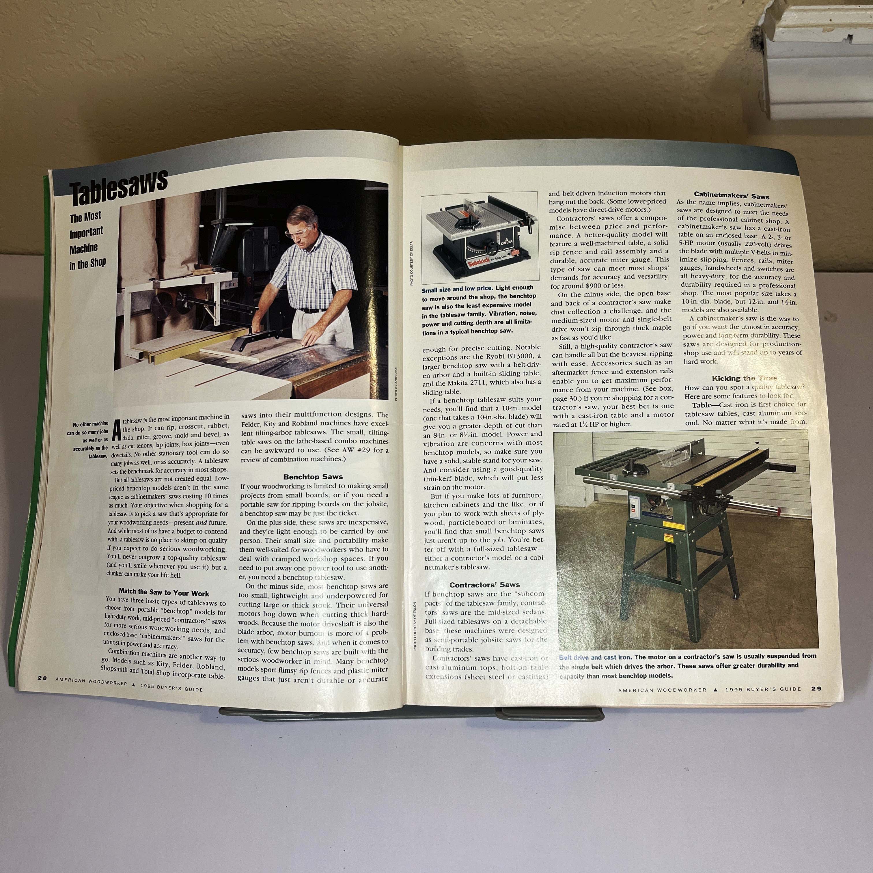 American Woodworker 1995 Tool Buyer's Guide Norm Abram — image 4