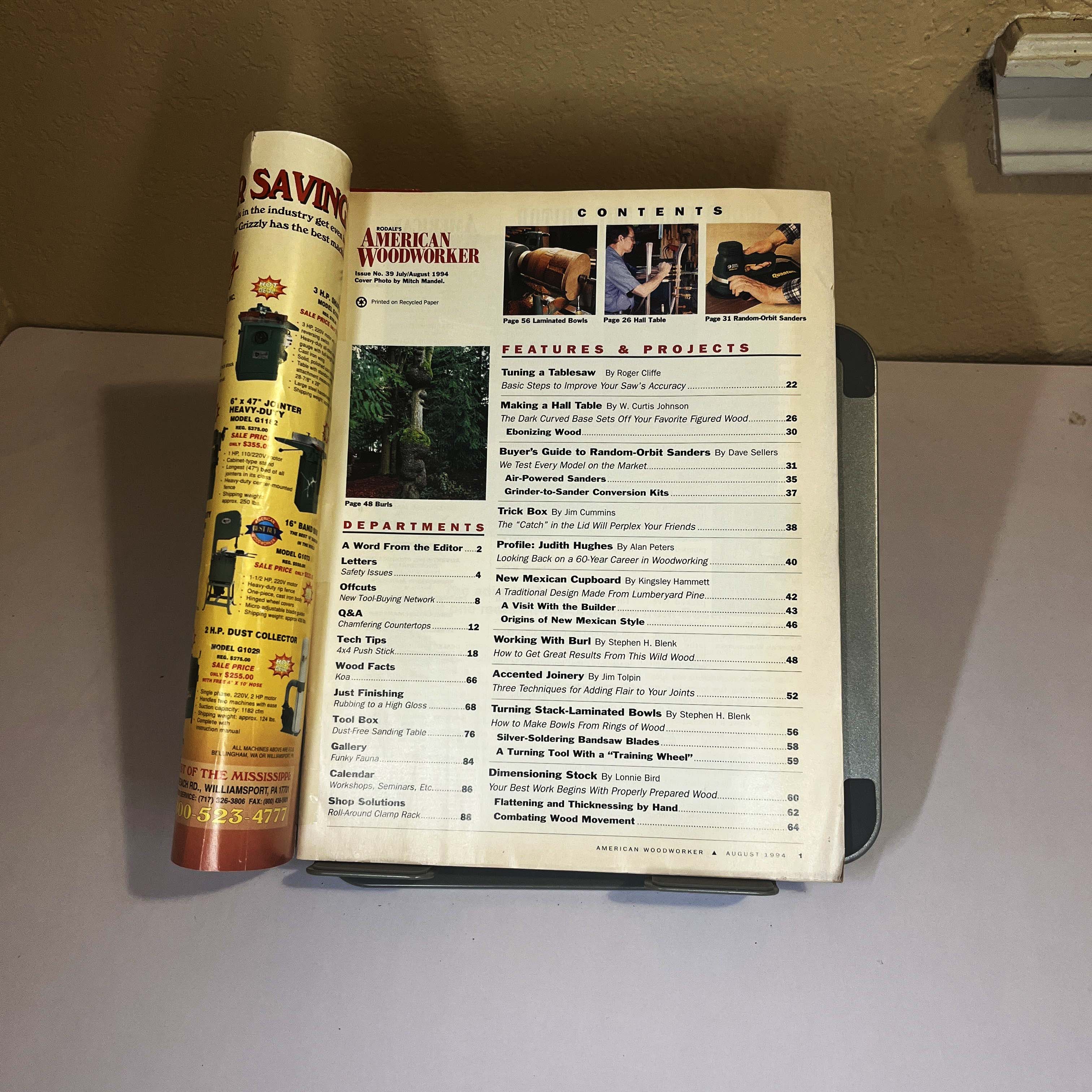 American Woodworker Magazine Aug 1994, Beautiful Burls — image 2