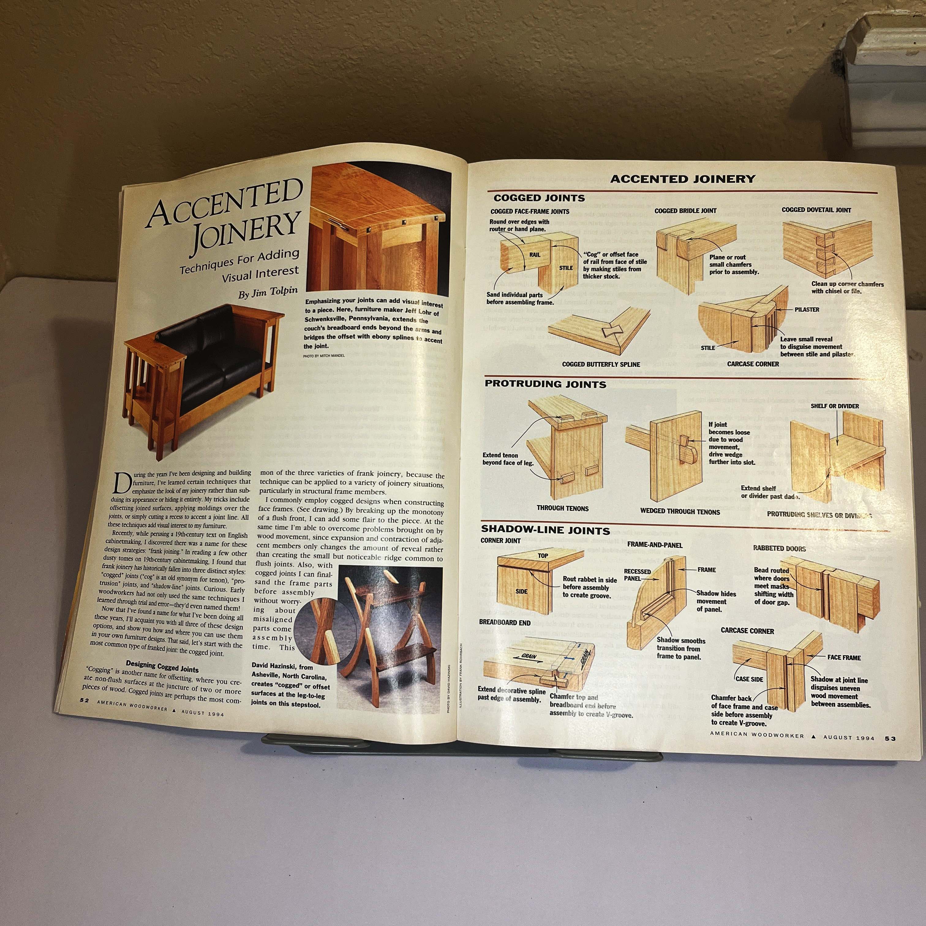 American Woodworker Magazine Aug 1994, Beautiful Burls — image 4