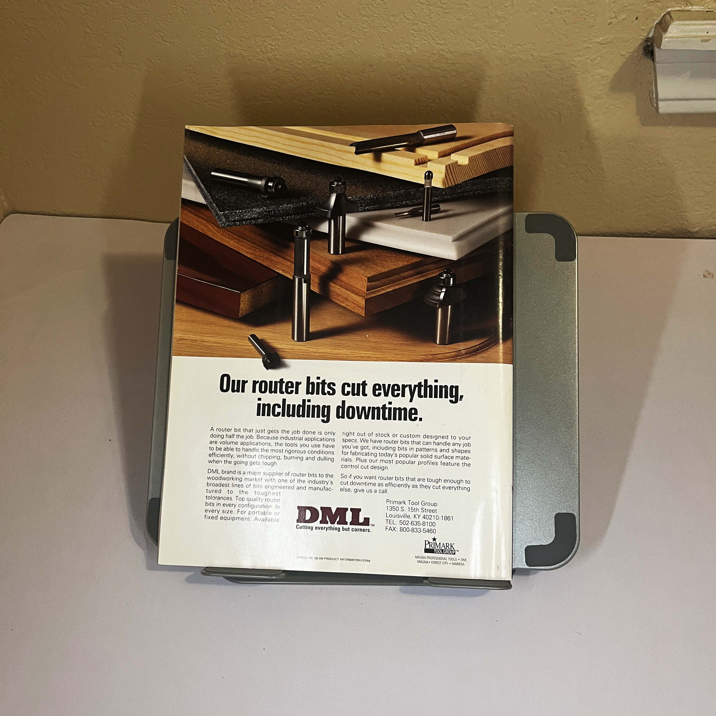 American Woodworker Mag Apr 1998 Master's Workbench — image 5