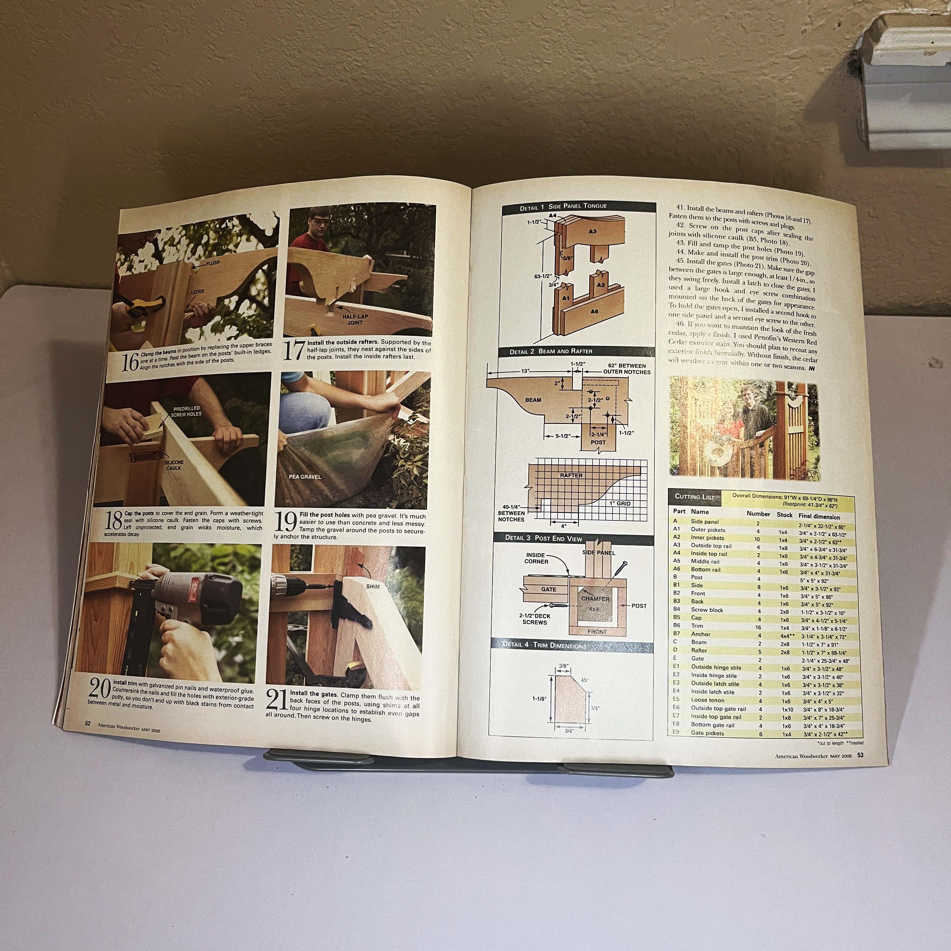 American Woodworker Outdoor Chest Plans May 2005 — image 4