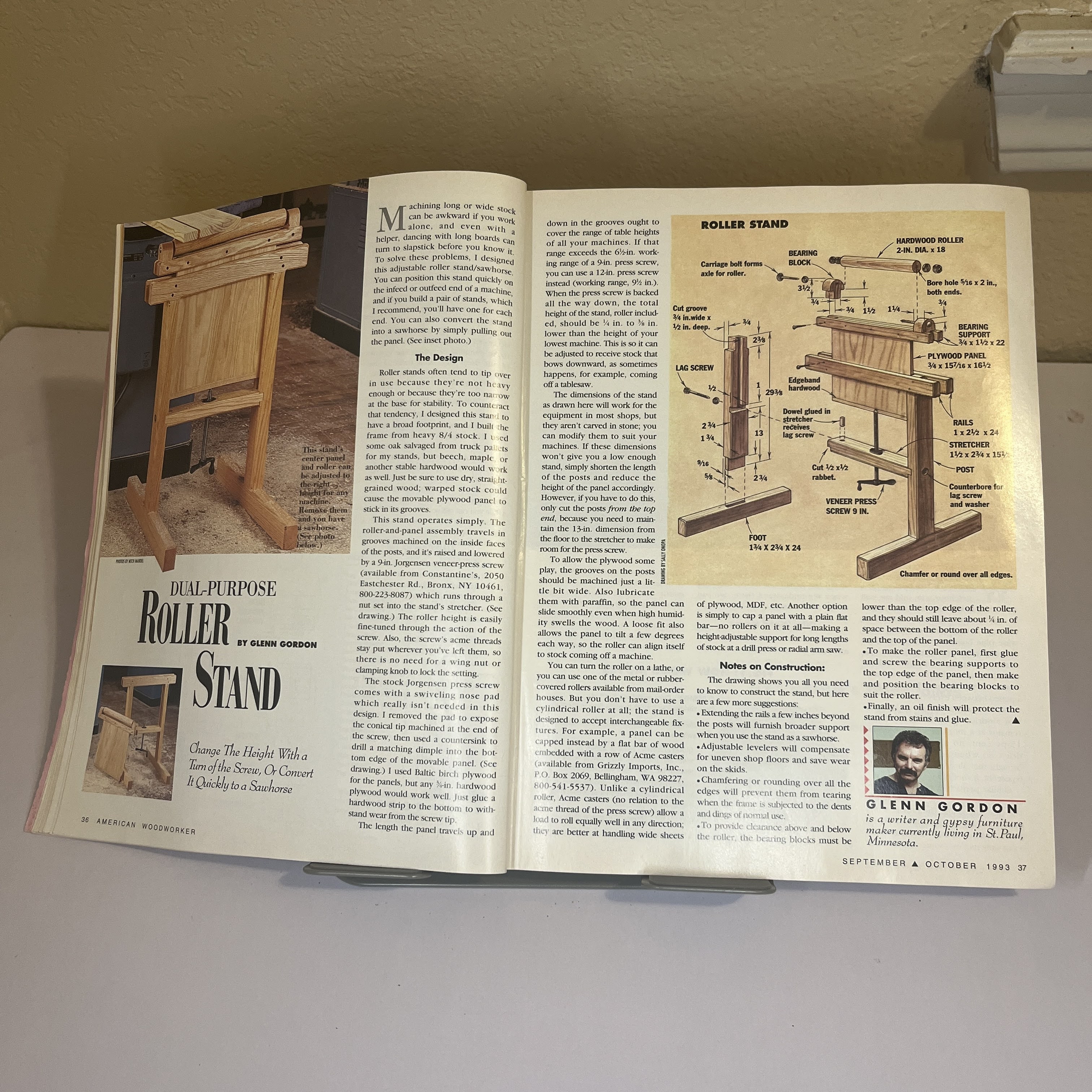 American Woodworker Oct 1993, Woodworking Plans — image 3