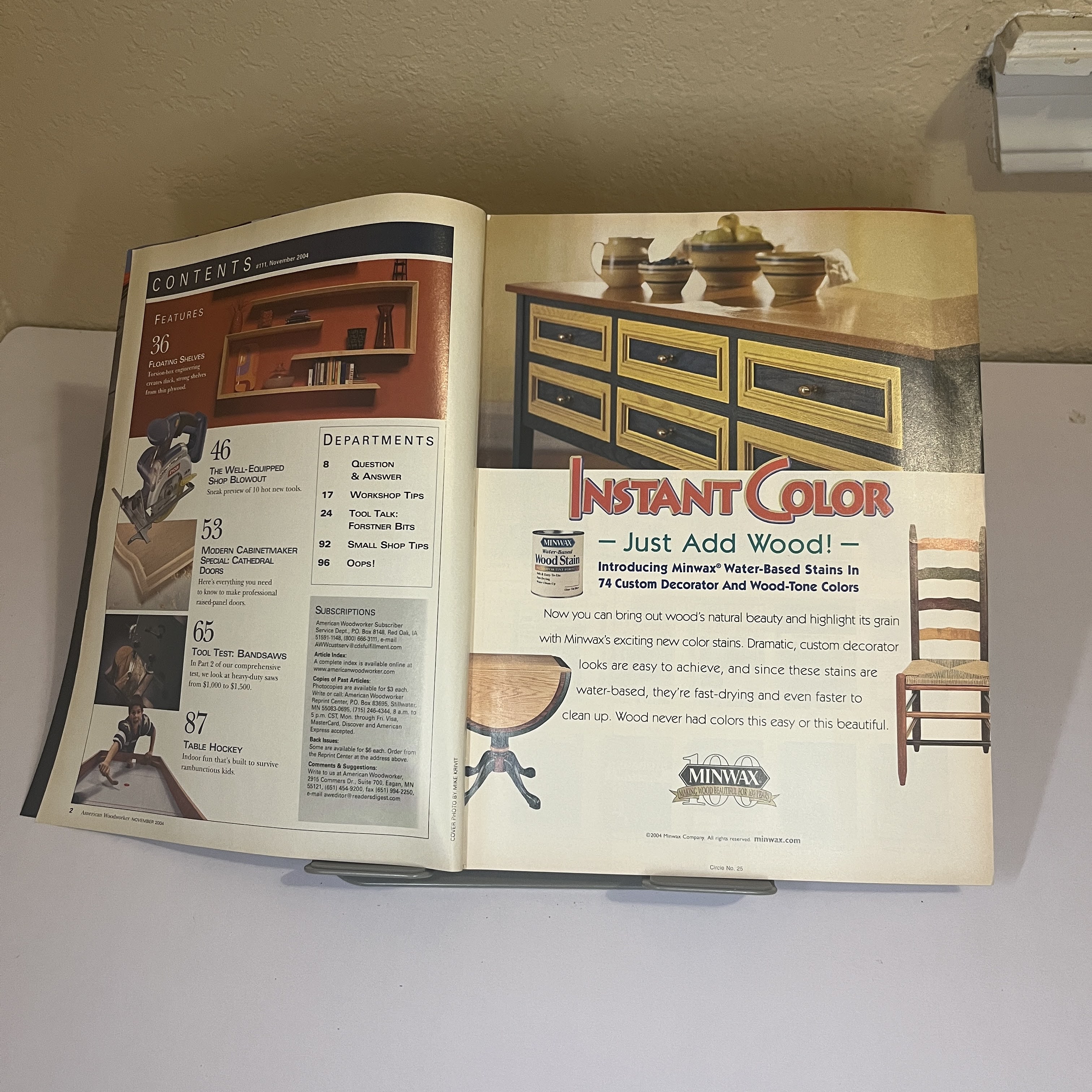 American Woodworker Magazine #111 Arch-top Cabinet Doors — image 2