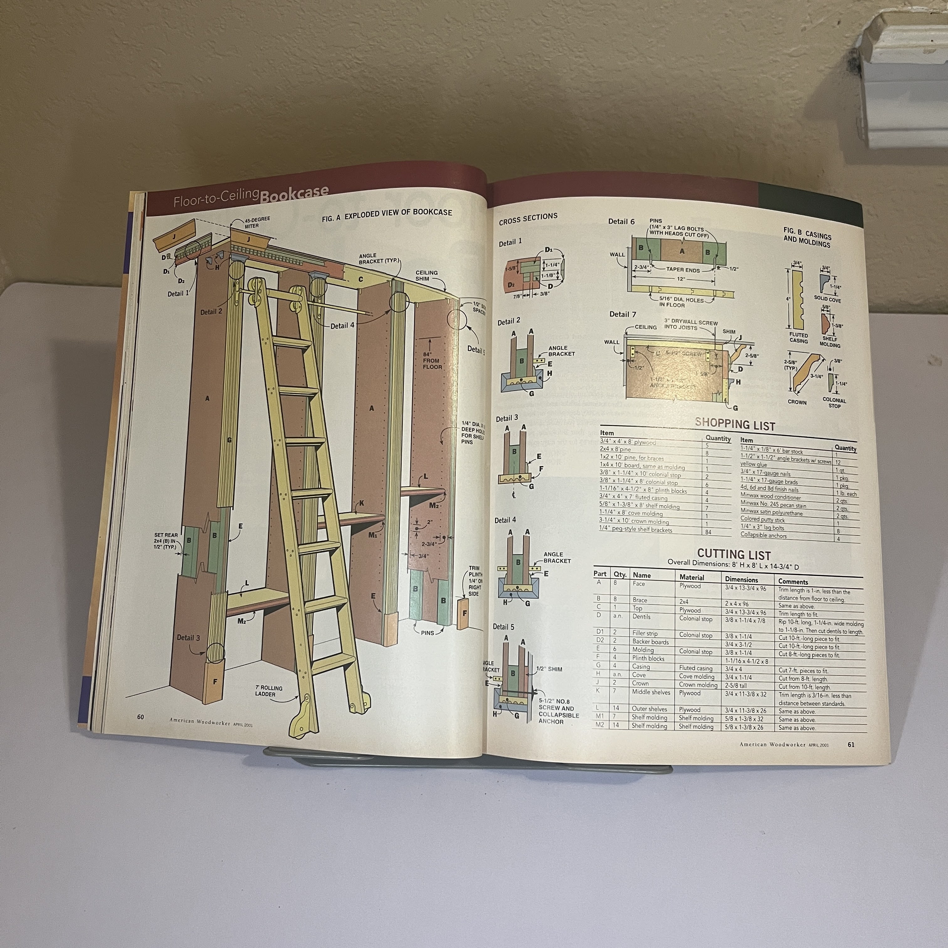 American Woodworker Apr 2001, Panel Doors Projects — image 3