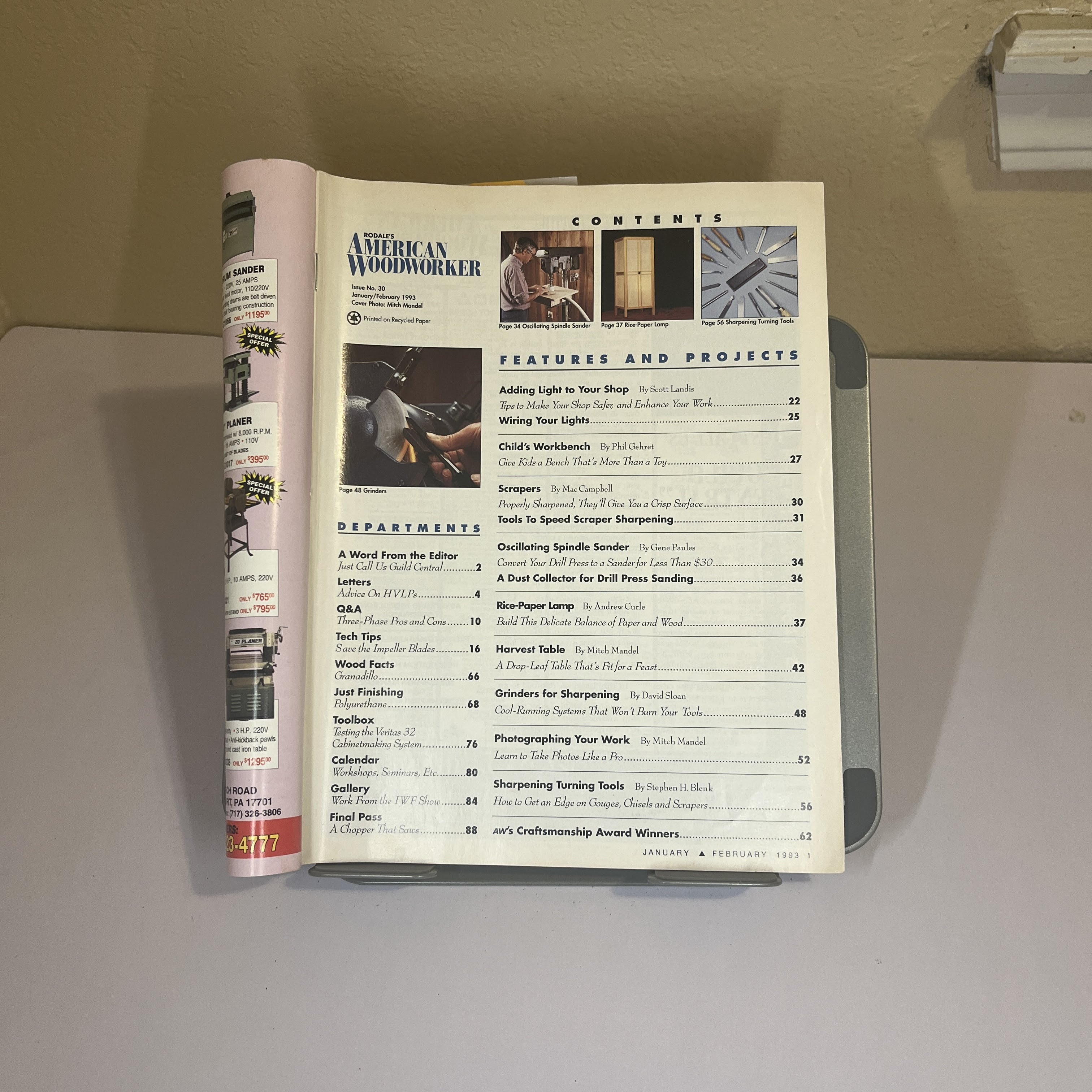 American Woodworker Magazine Harvest Table Feb 1993 — image 2