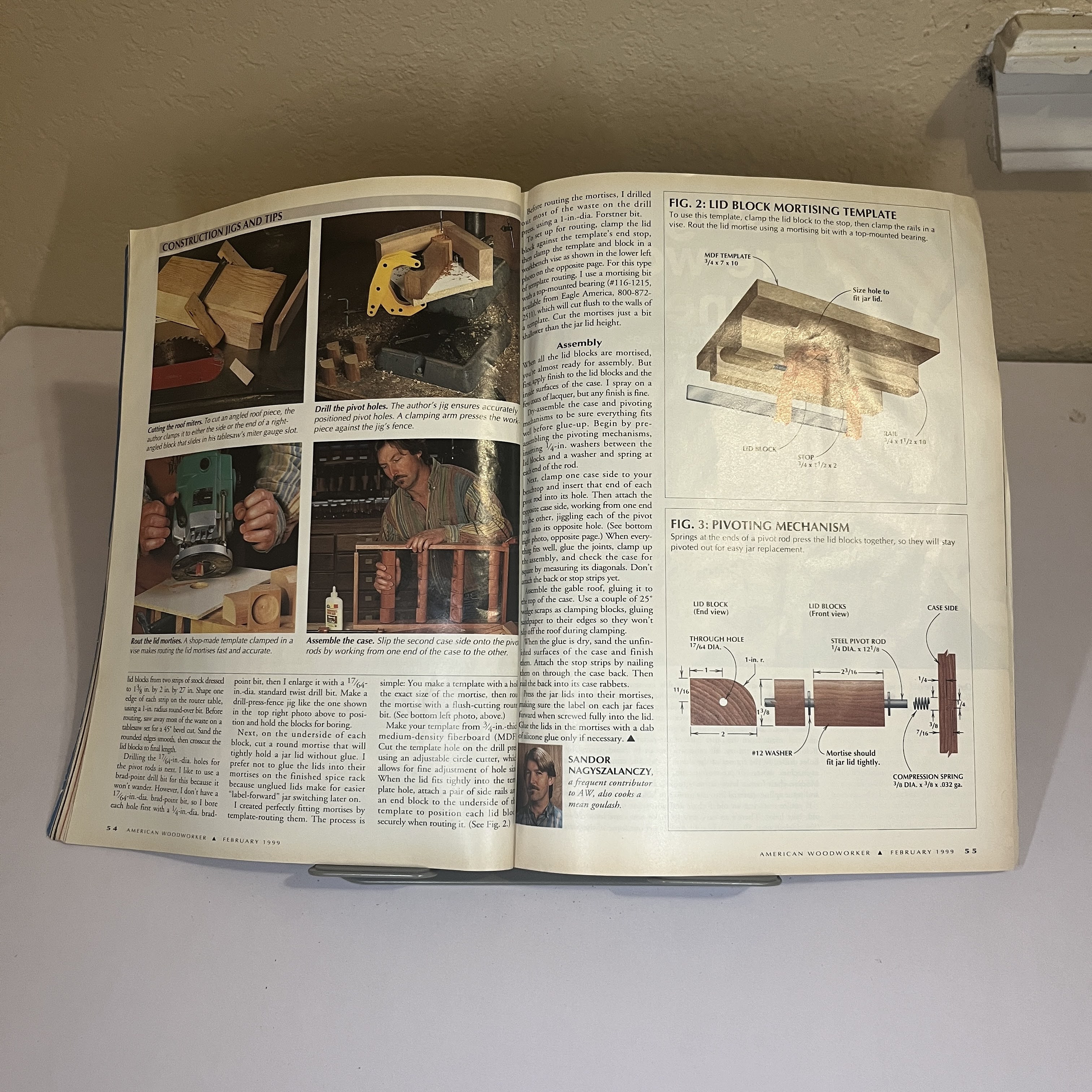 American Woodworker #71, Feb 1999 - Shop Cabinets — image 4