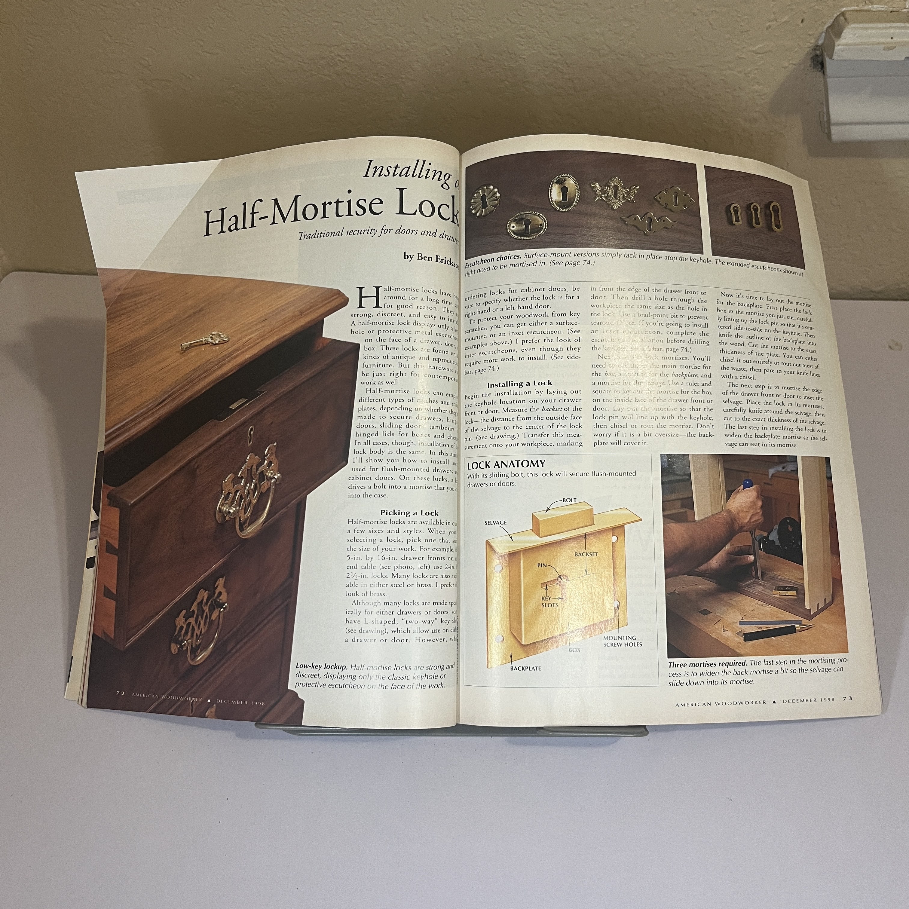 American Woodworker Magazine Dec 1998 Perfect Doors — image 4