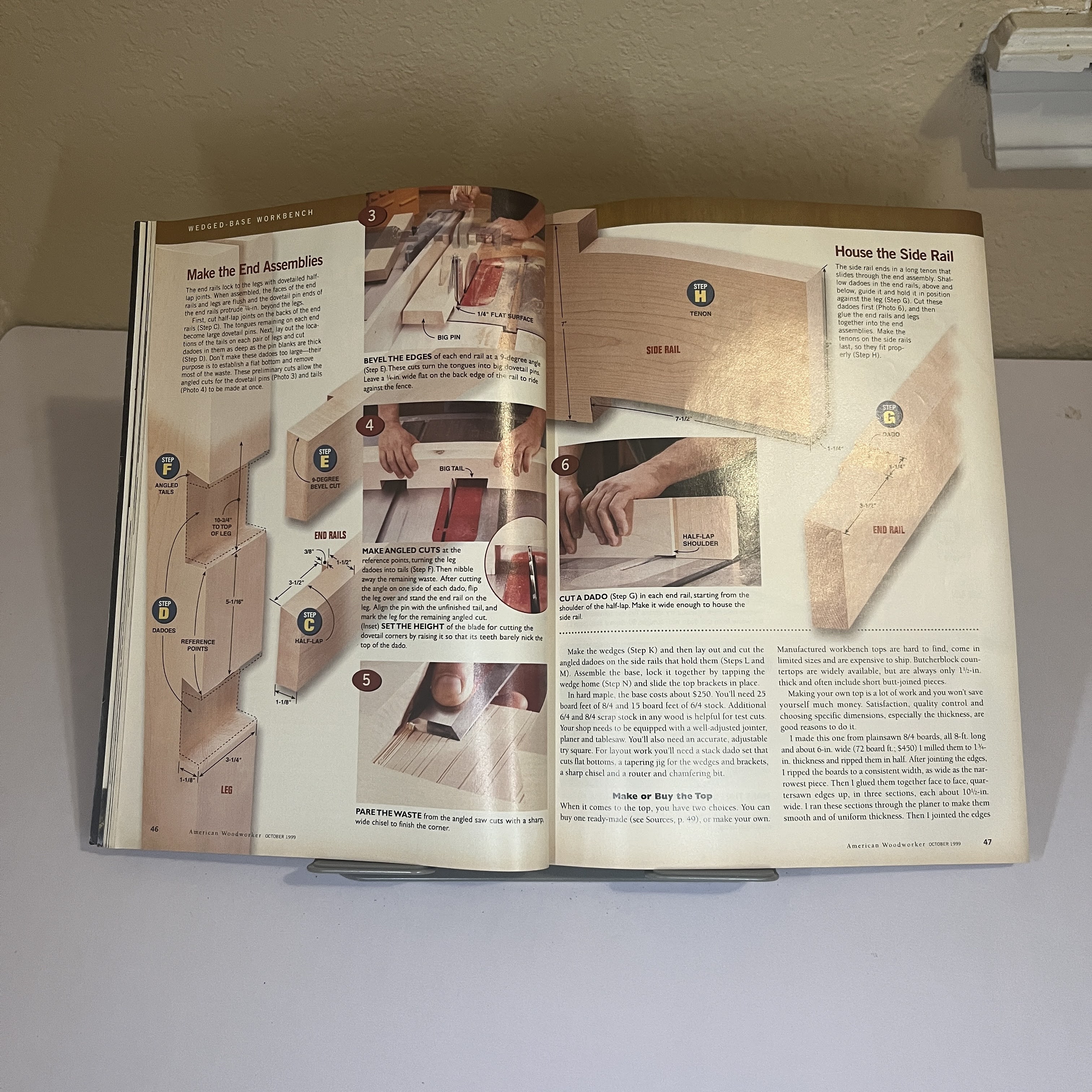 American Woodworker Mag Crosscut Sled Plans Oct 1999 — image 3