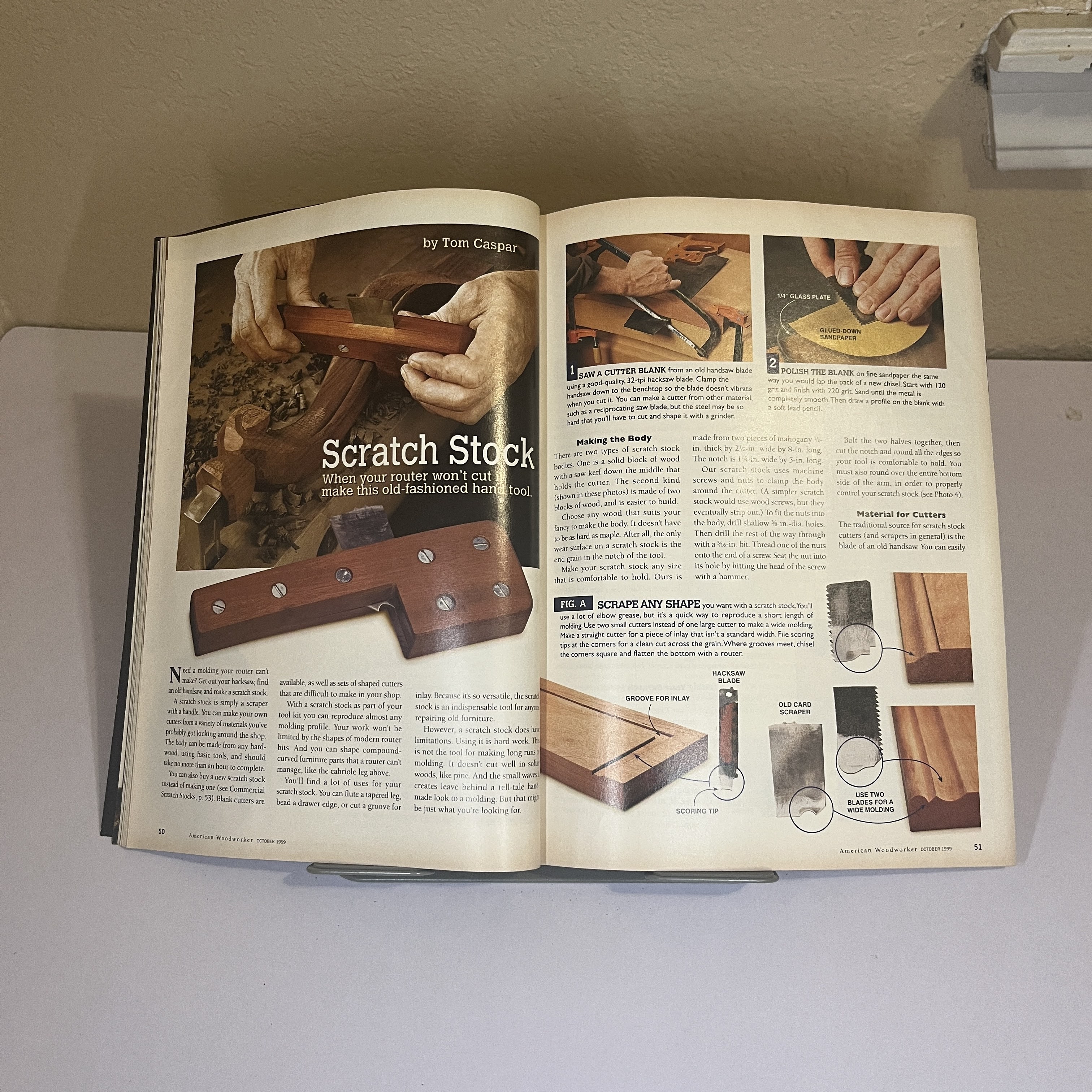 American Woodworker Mag Crosscut Sled Plans Oct 1999 — image 4