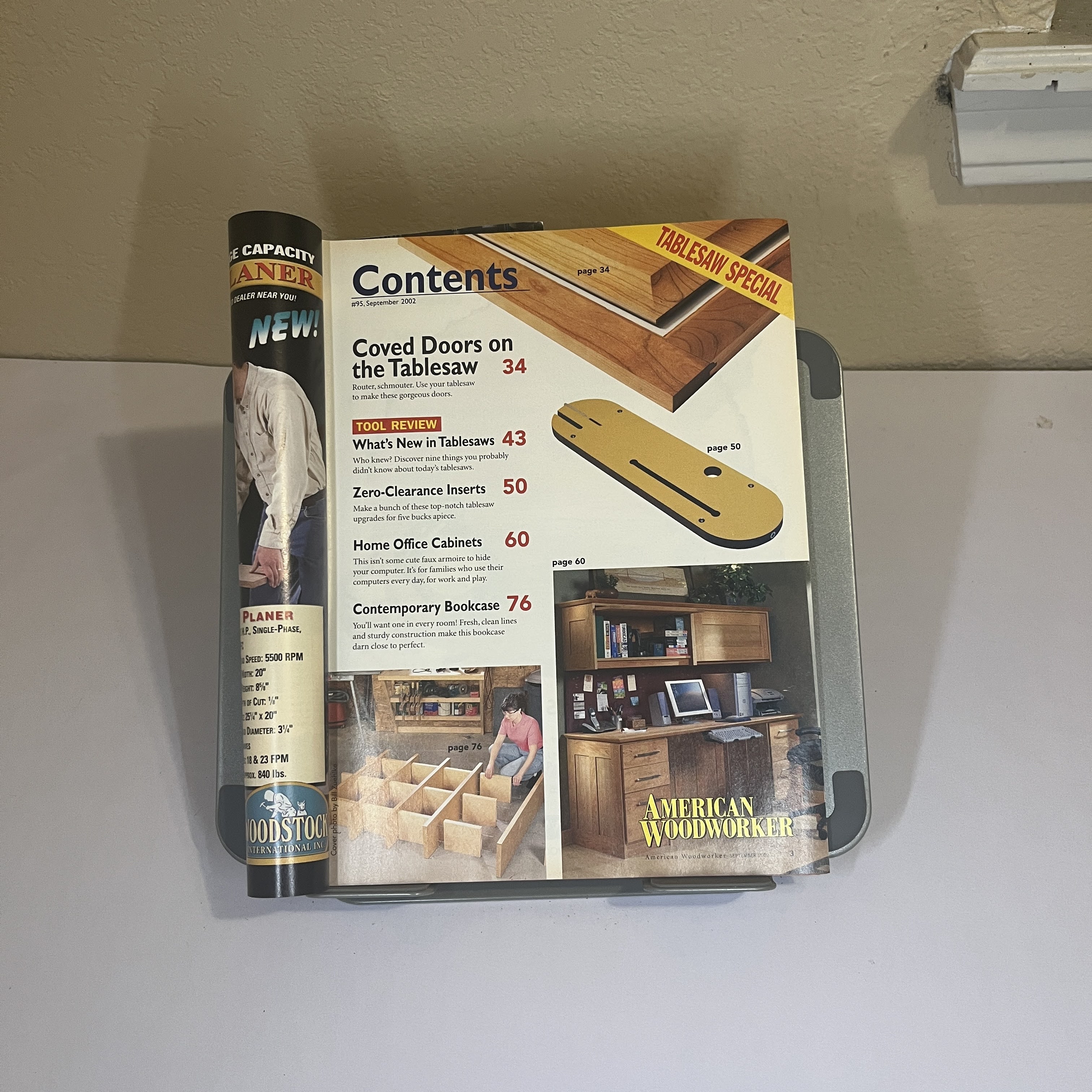 American Woodworker Magazine Tablesaw Special Sept 2002 — image 2