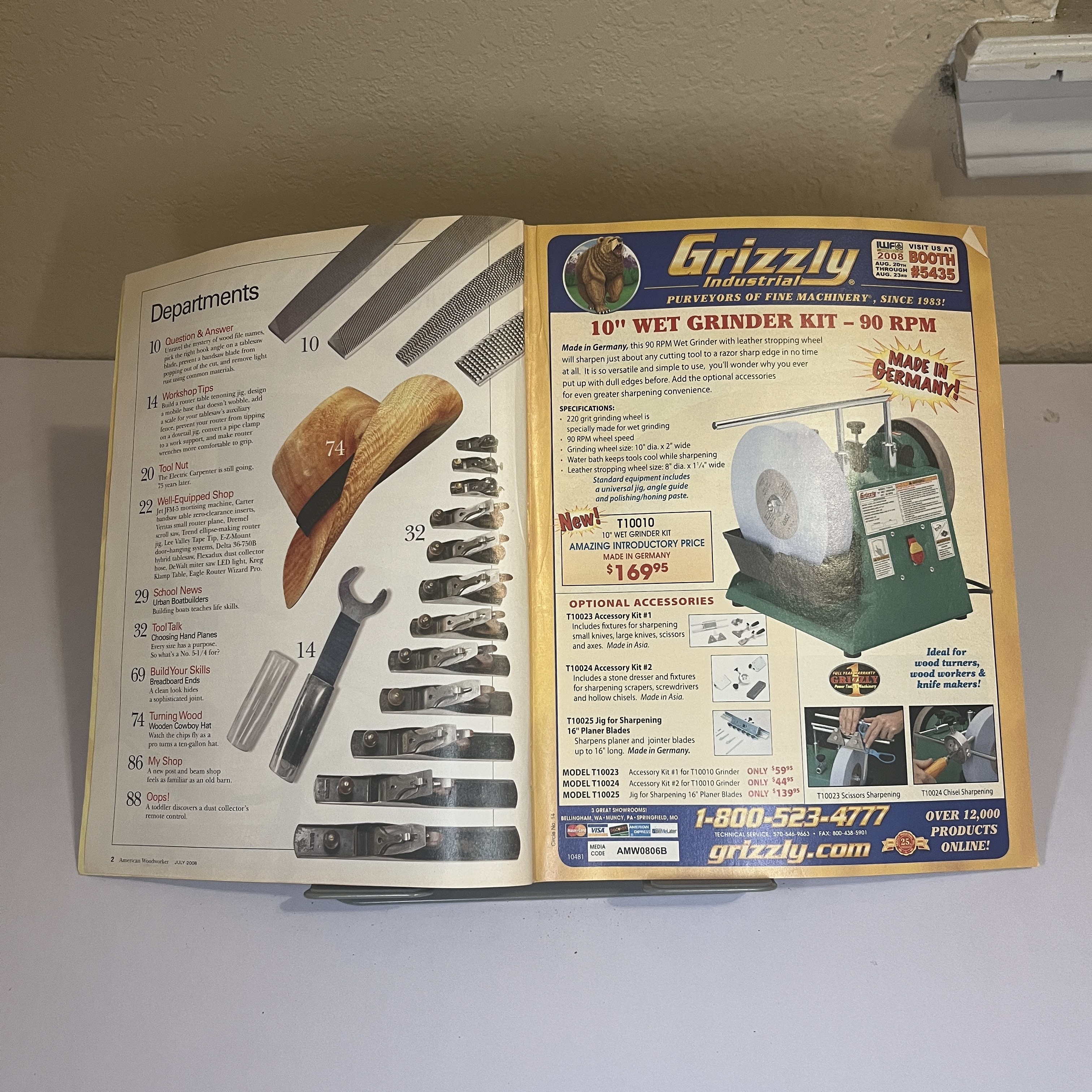 American Woodworker Magazine, Shop Storage, July 2008 — image 2