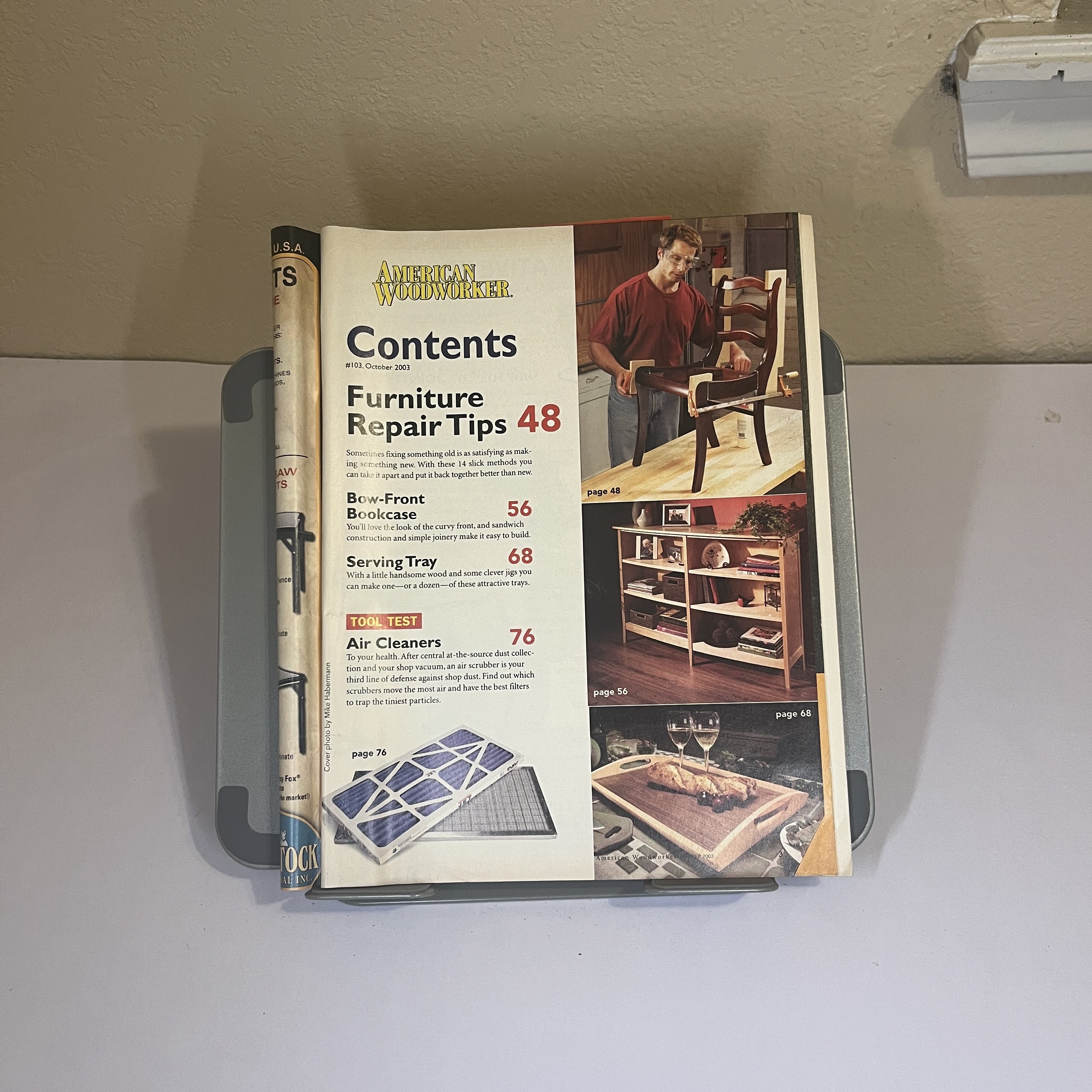 American Woodworker Magazine Oct 2003 Furniture Repair — image 2