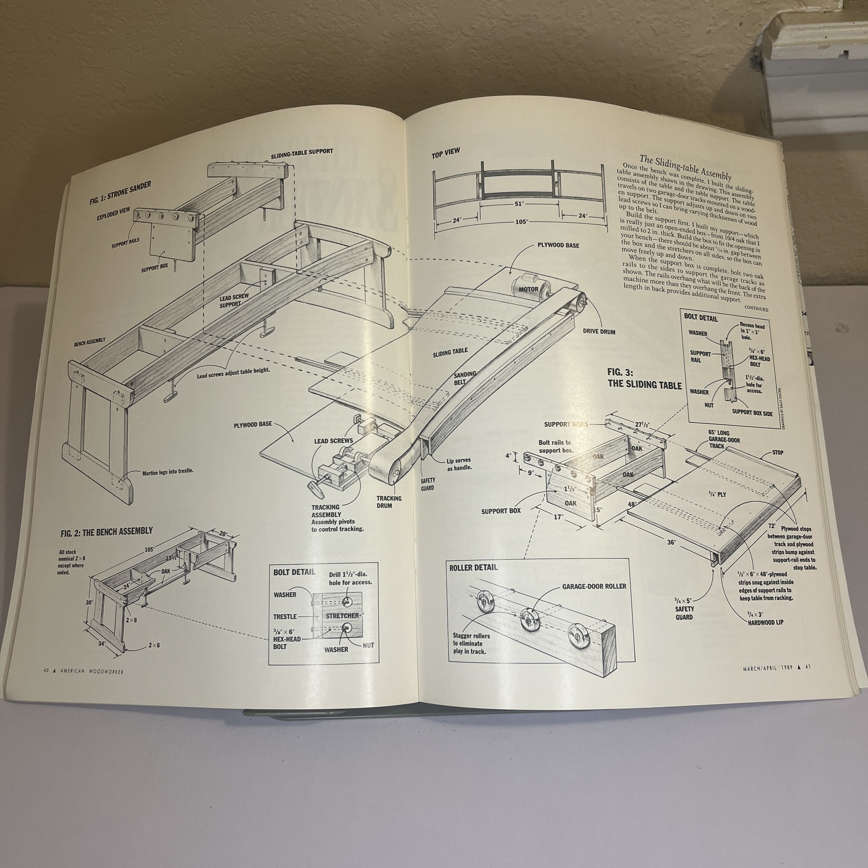 Woodworker Magazine Norm Abram Chest of Drawers 1989 — image 3