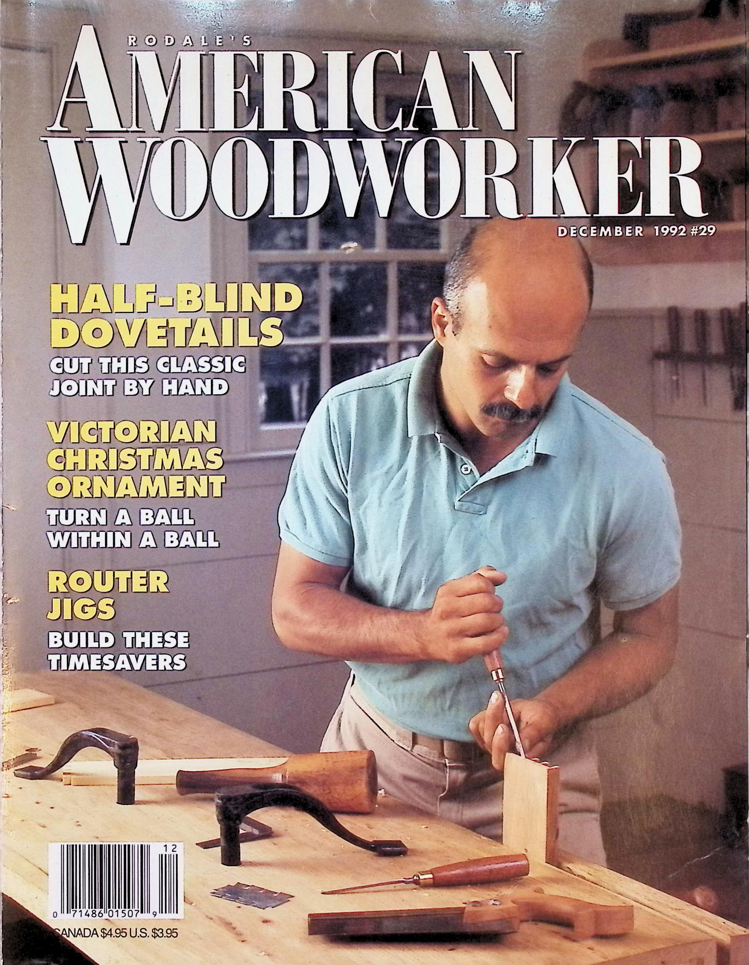 American Woodworker Magazine Dec 1992 Dovetails Cover