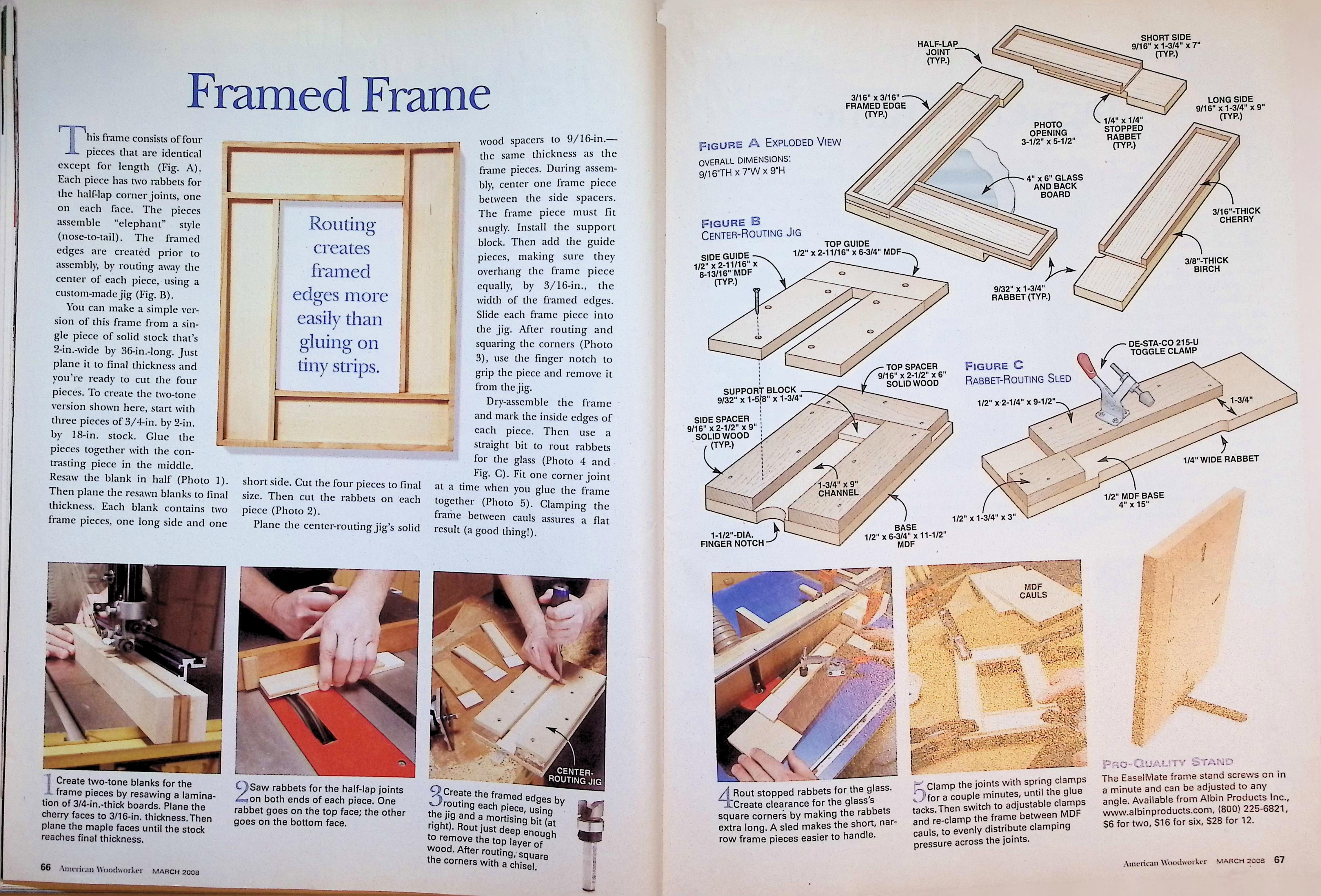 American Woodworker Magazine #134 Router Innovations 2008 — image 3