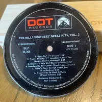 Handmade Vintage Vinyl Record Label Resin Coaster - The Mills Brothers