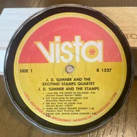 Handmade Vintage Vinyl Record Label Resin Coaster