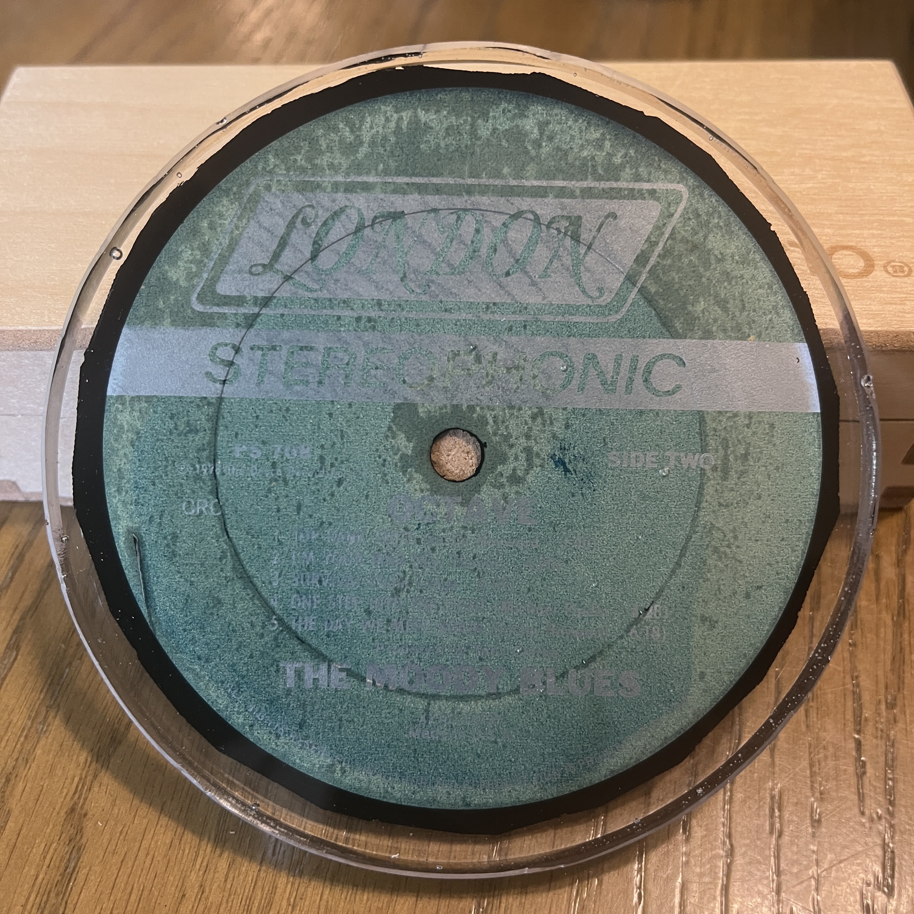 Handmade Vintage Vinyl Record Label Resin Coaster - The Mersey Beatles