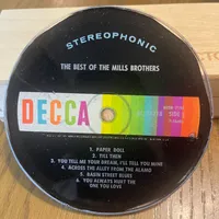 Handmade Vintage Vinyl Record Label Resin Coaster