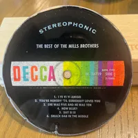 Handmade Vintage Vinyl Record Label Resin Coaster