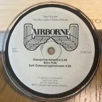 Handmade Vintage Vinyl Record Label Resin Coaster - Terry Plumeri