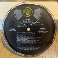Handmade Vintage Vinyl Record Label Resin Coaster - Buzz Cason