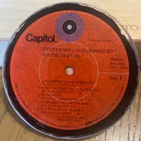 Handmade Vintage Vinyl Record Label Resin Coaster - Wayne Newton