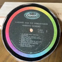 Handmade Vintage Vinyl Record Label Resin Coaster - Mariano Moreno