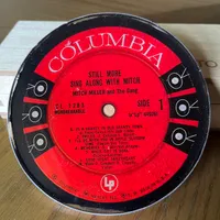 Handmade Vintage Vinyl Record Label Resin Coaster - Mitch Miller and The Gang