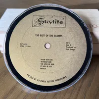 Handmade Vintage Vinyl Record Label Resin Coaster - The Stamps
