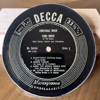 Handmade Vintage Vinyl Record Label Resin Coaster - Ethel Smith