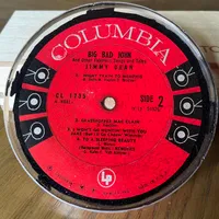 Handmade Vintage Vinyl Record Label Resin Coaster - Jimmy Dean